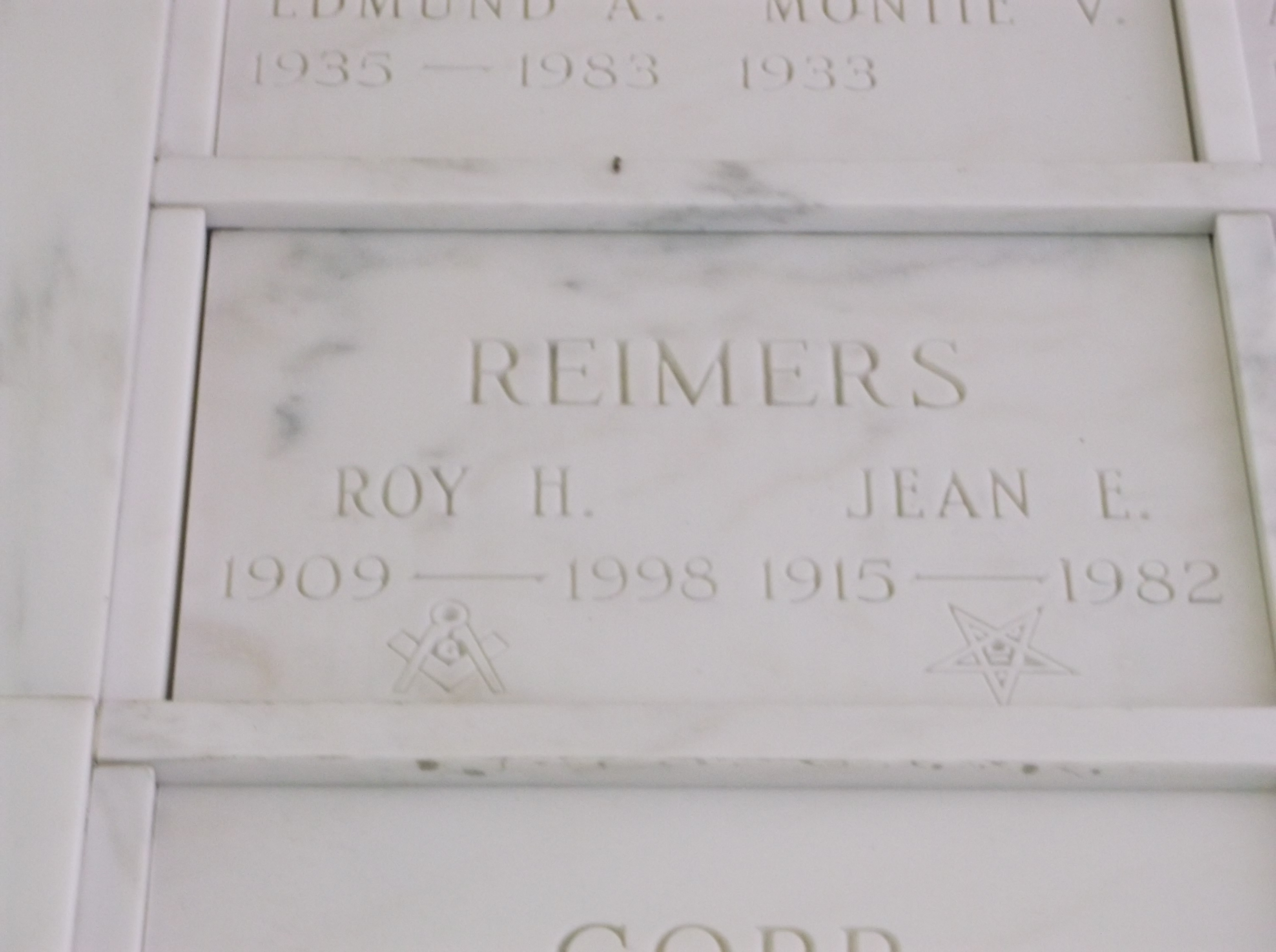 Roy H Reimers