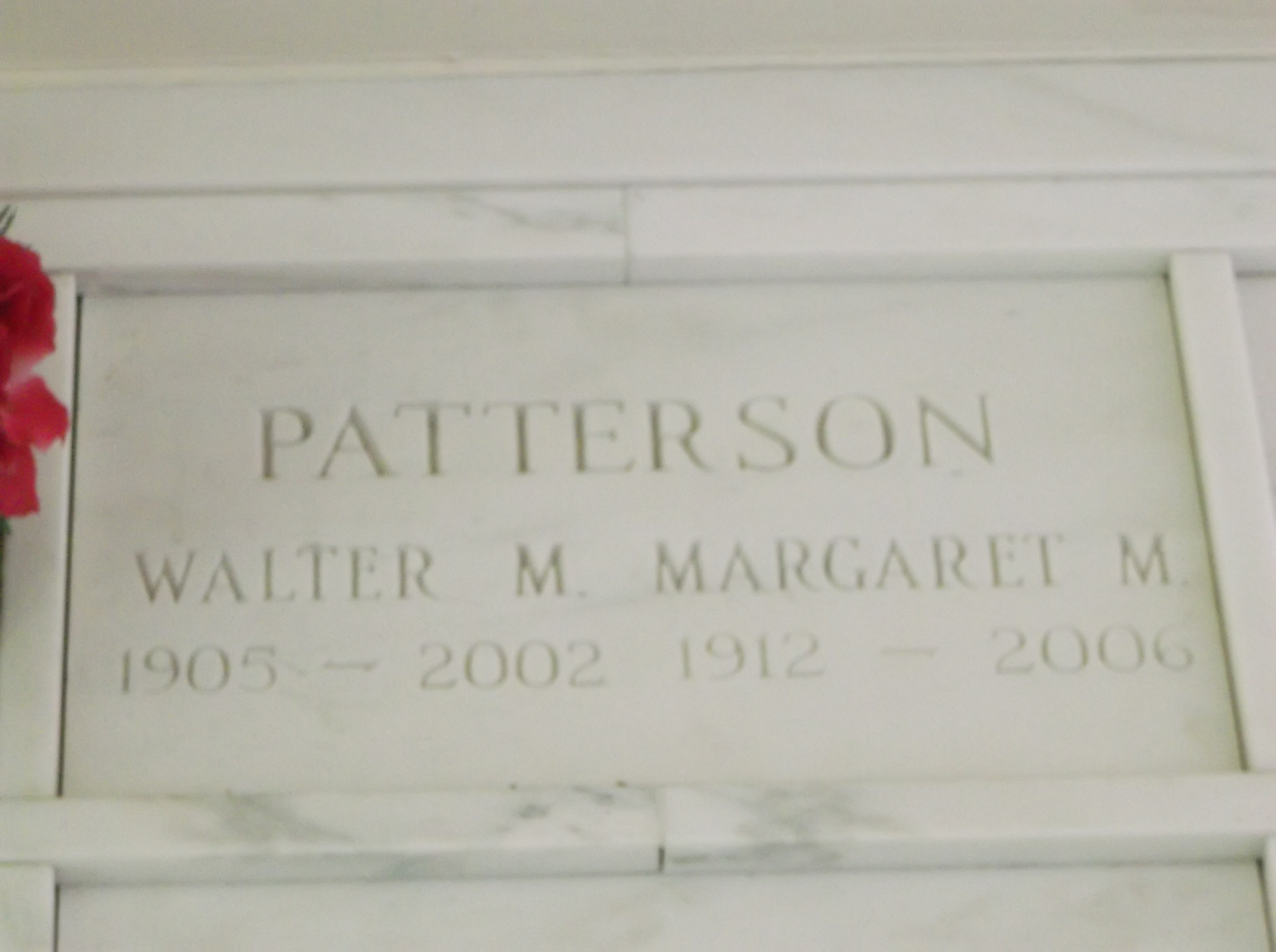 Margaret M Patterson