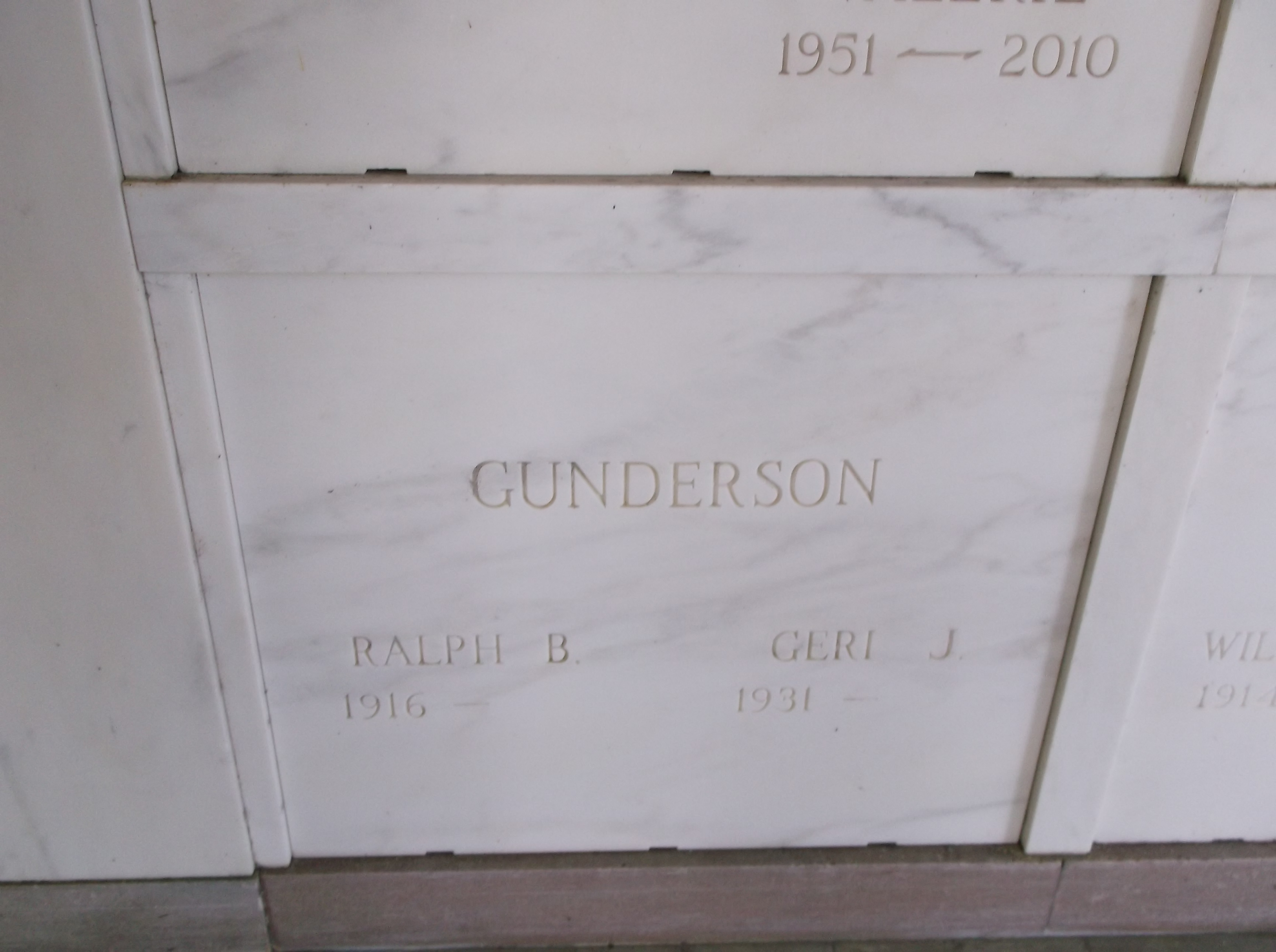 Ralph B Gunderson
