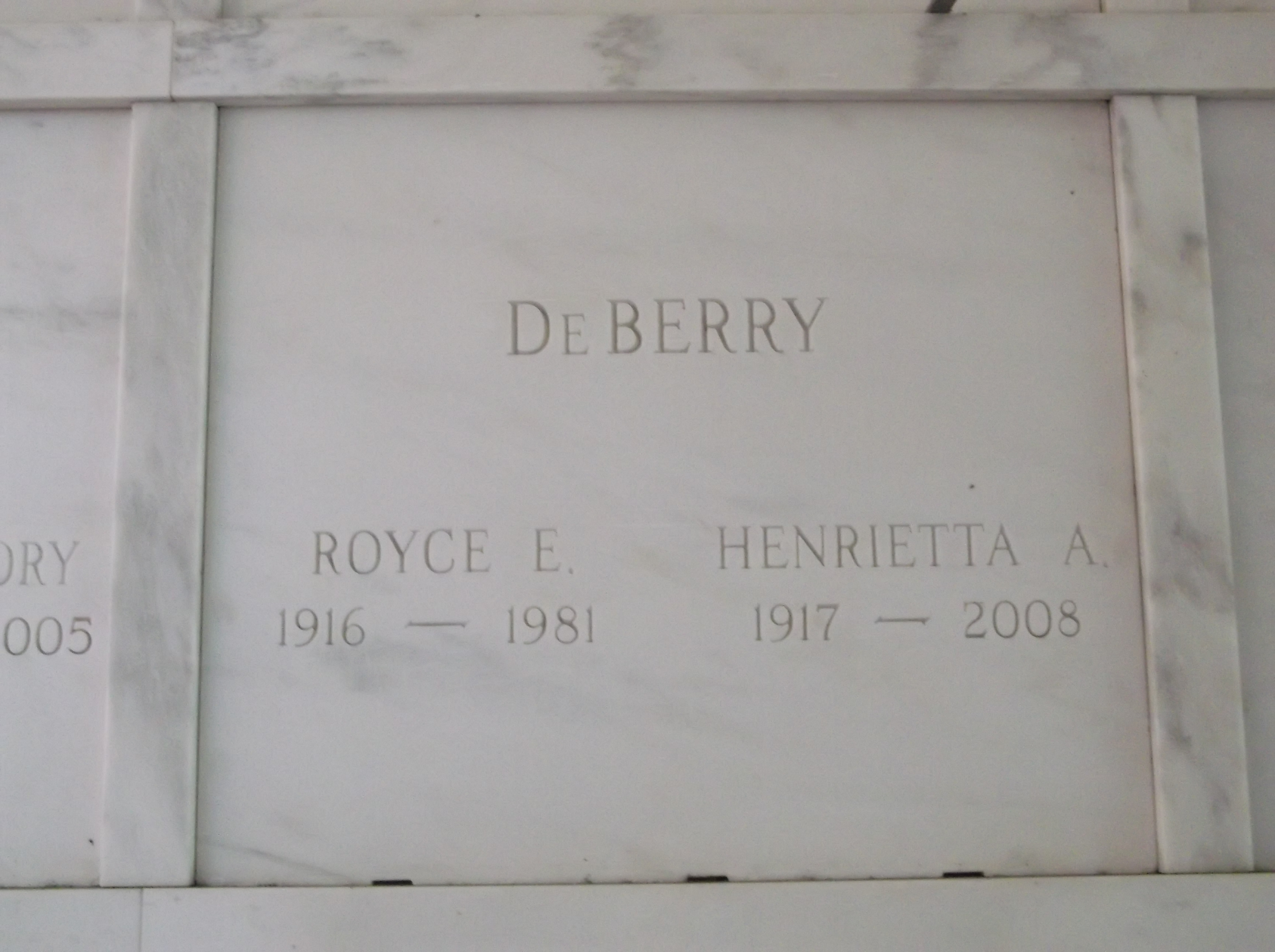 Henrietta A DeBerry