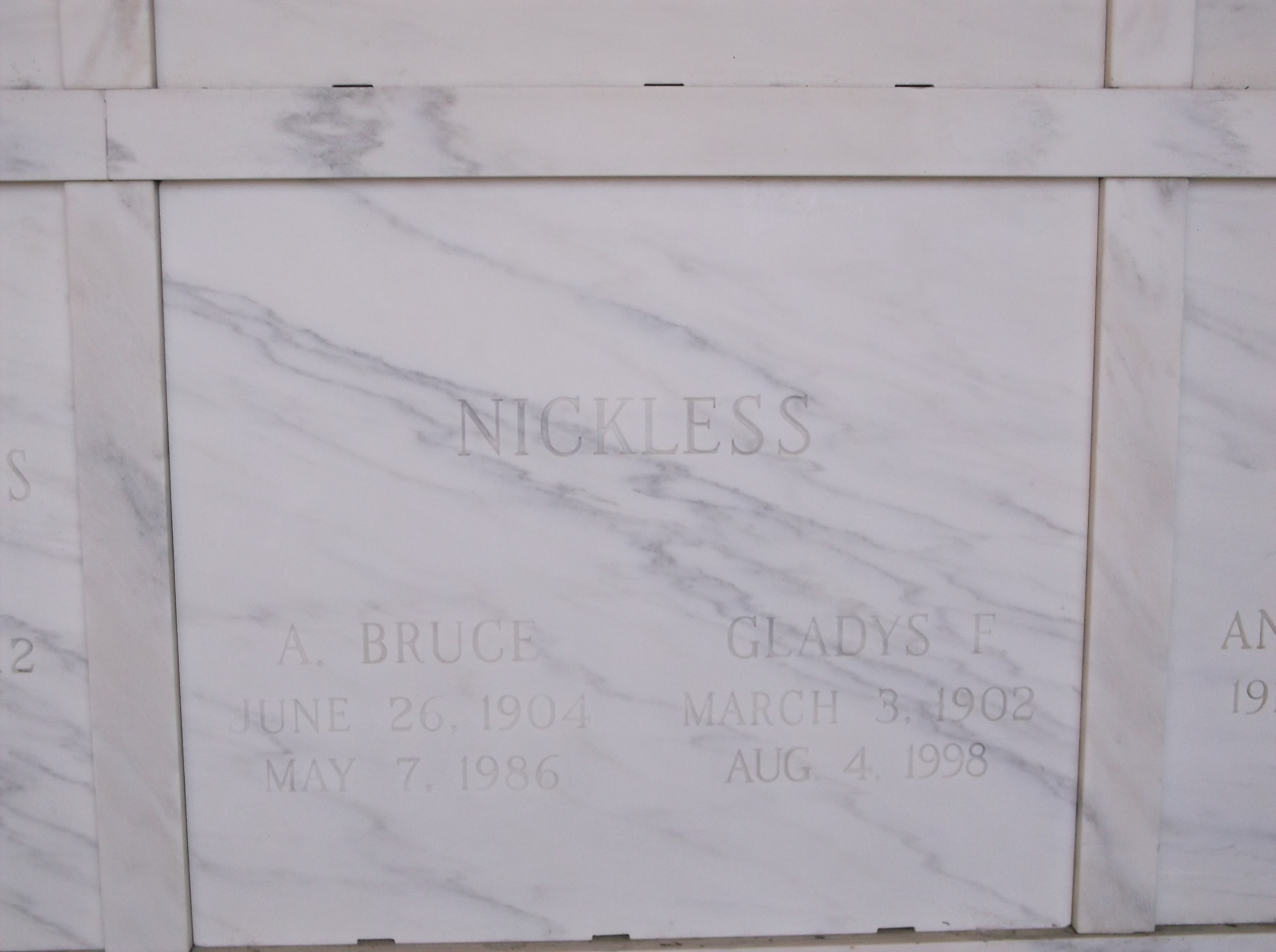 A Bruce Nickless