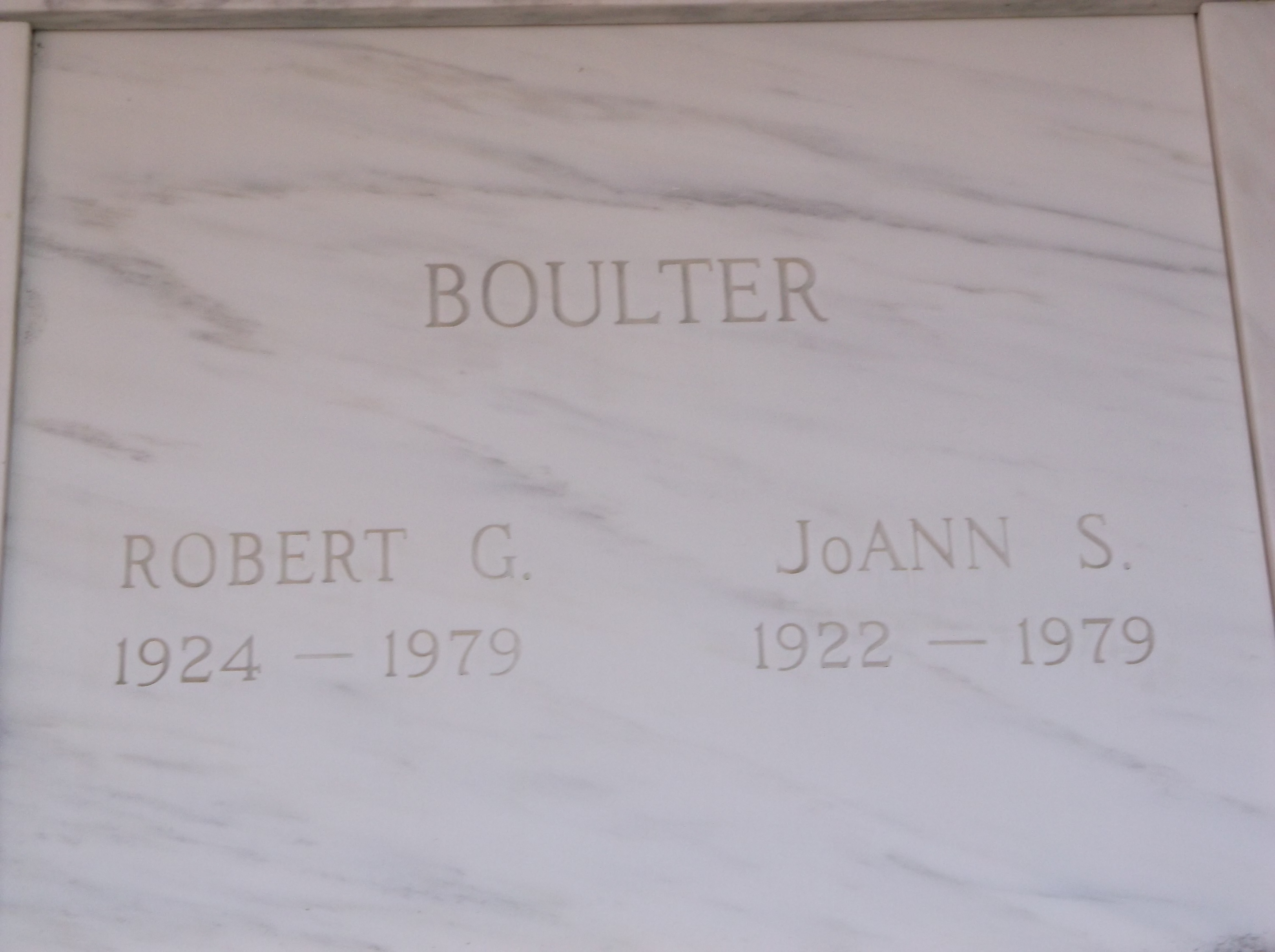 Robert G Boulter