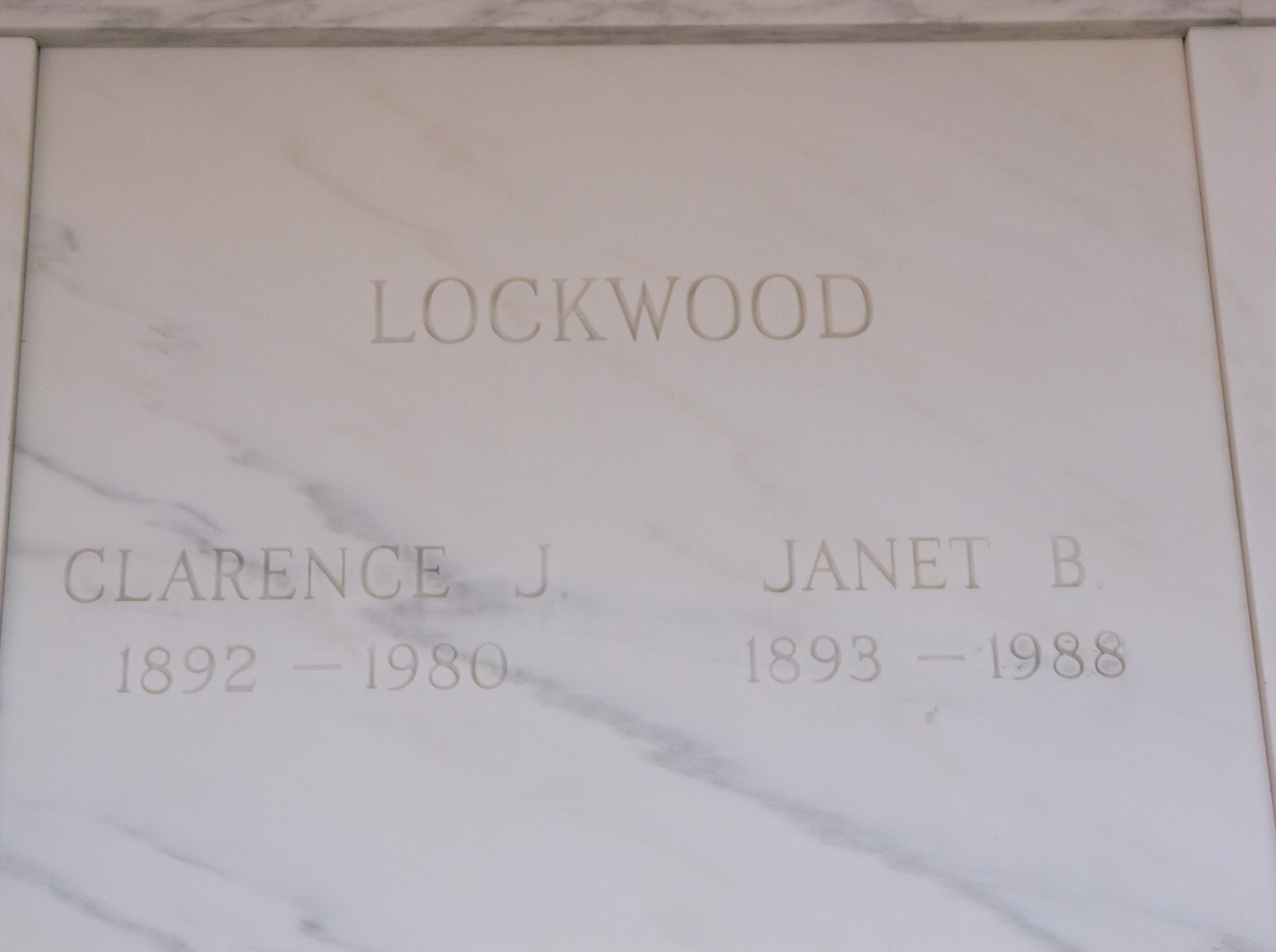 Janet B Lockwood
