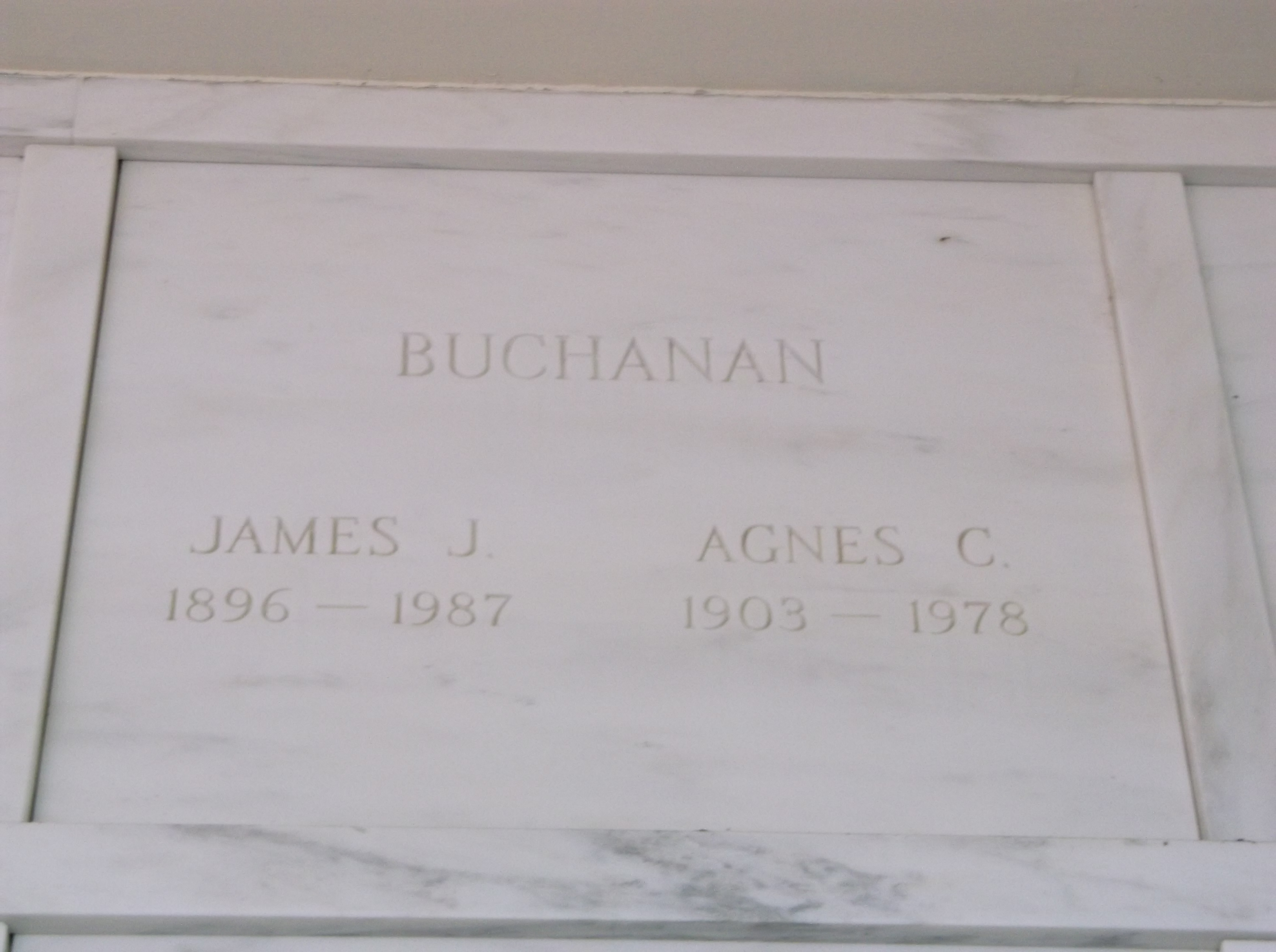 James J Buchanan