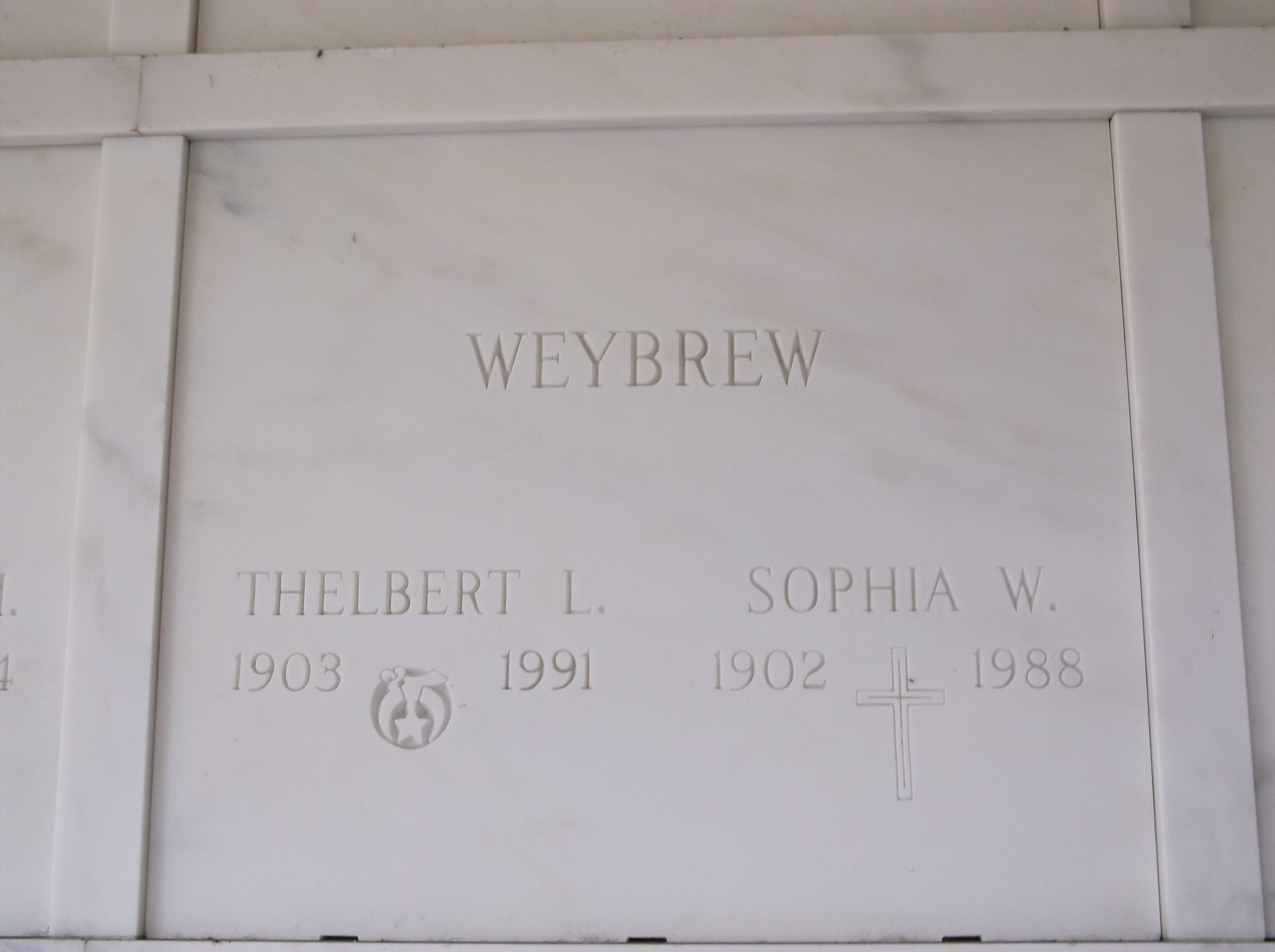 Thelbert L Weybrew
