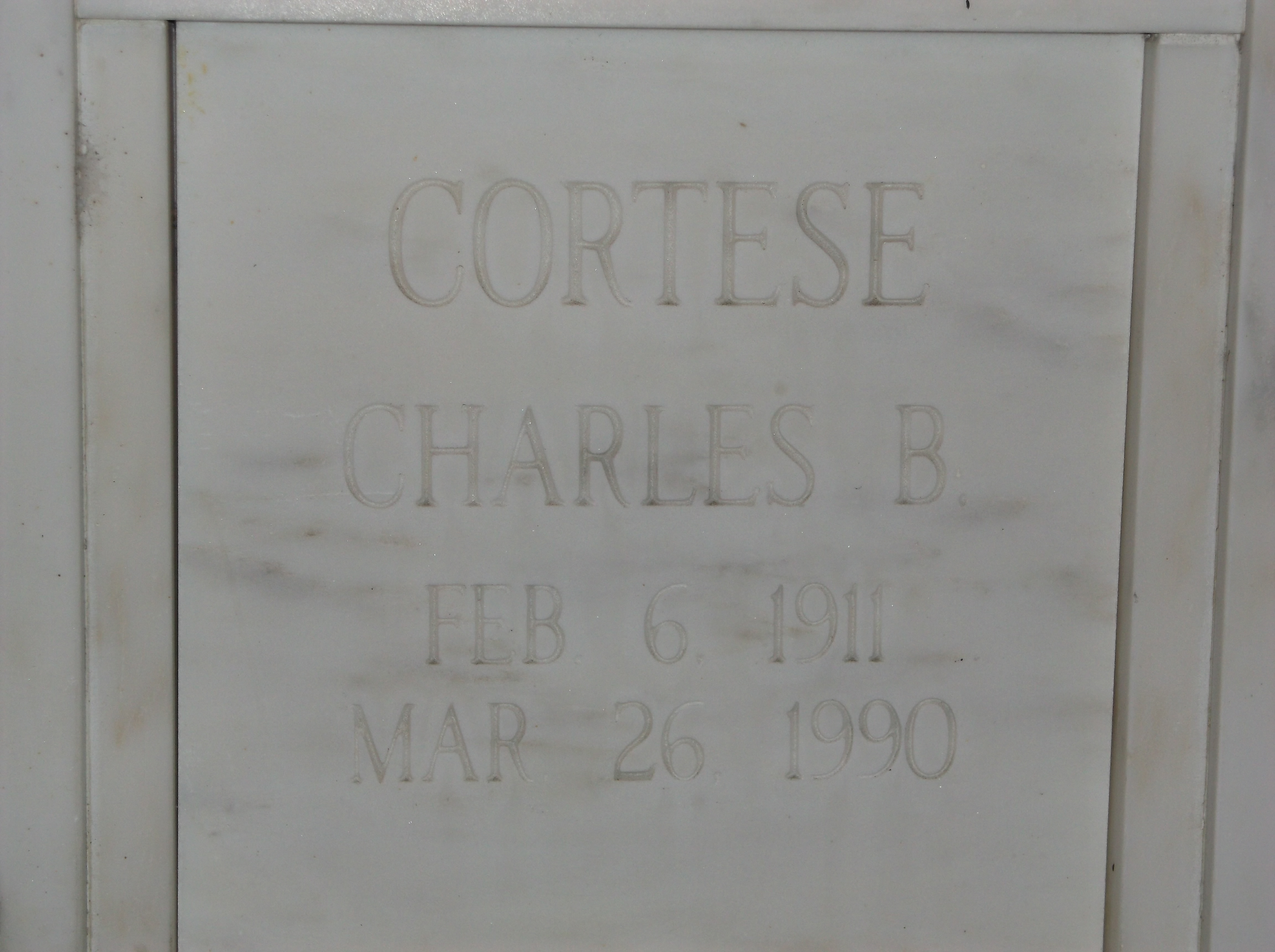 Charles B Cortese