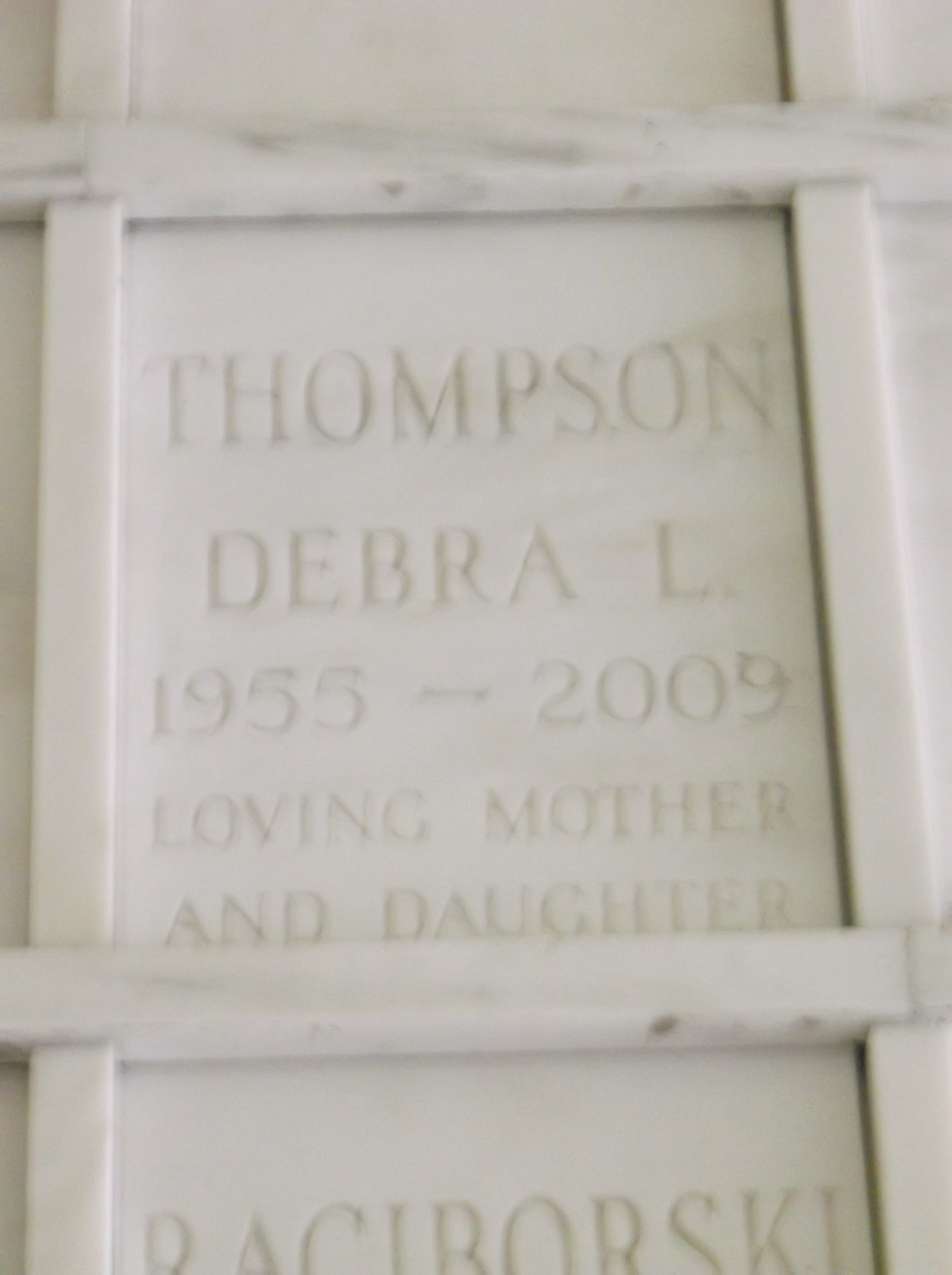 Debra L Thompson