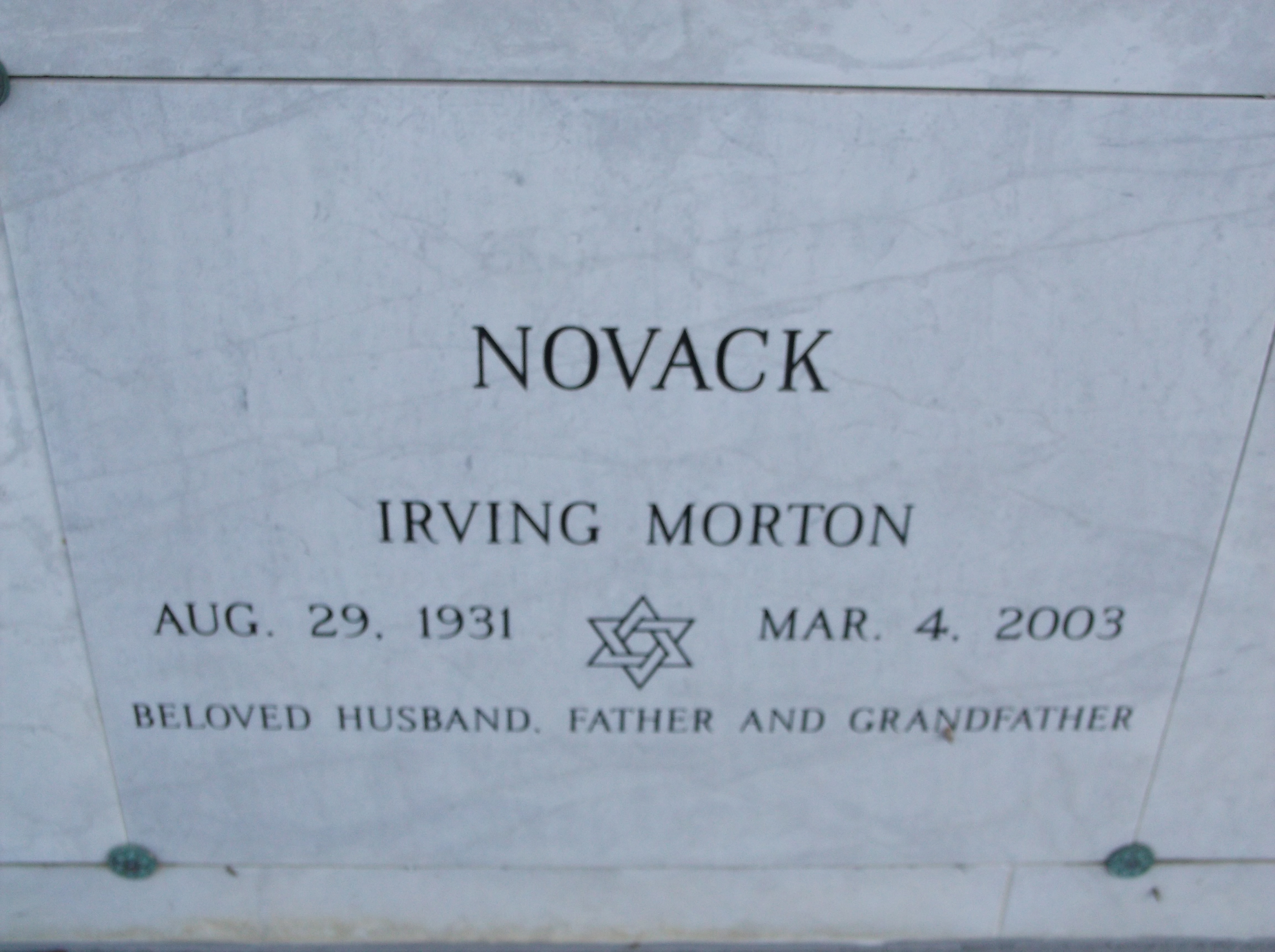 Irving Morton Novack
