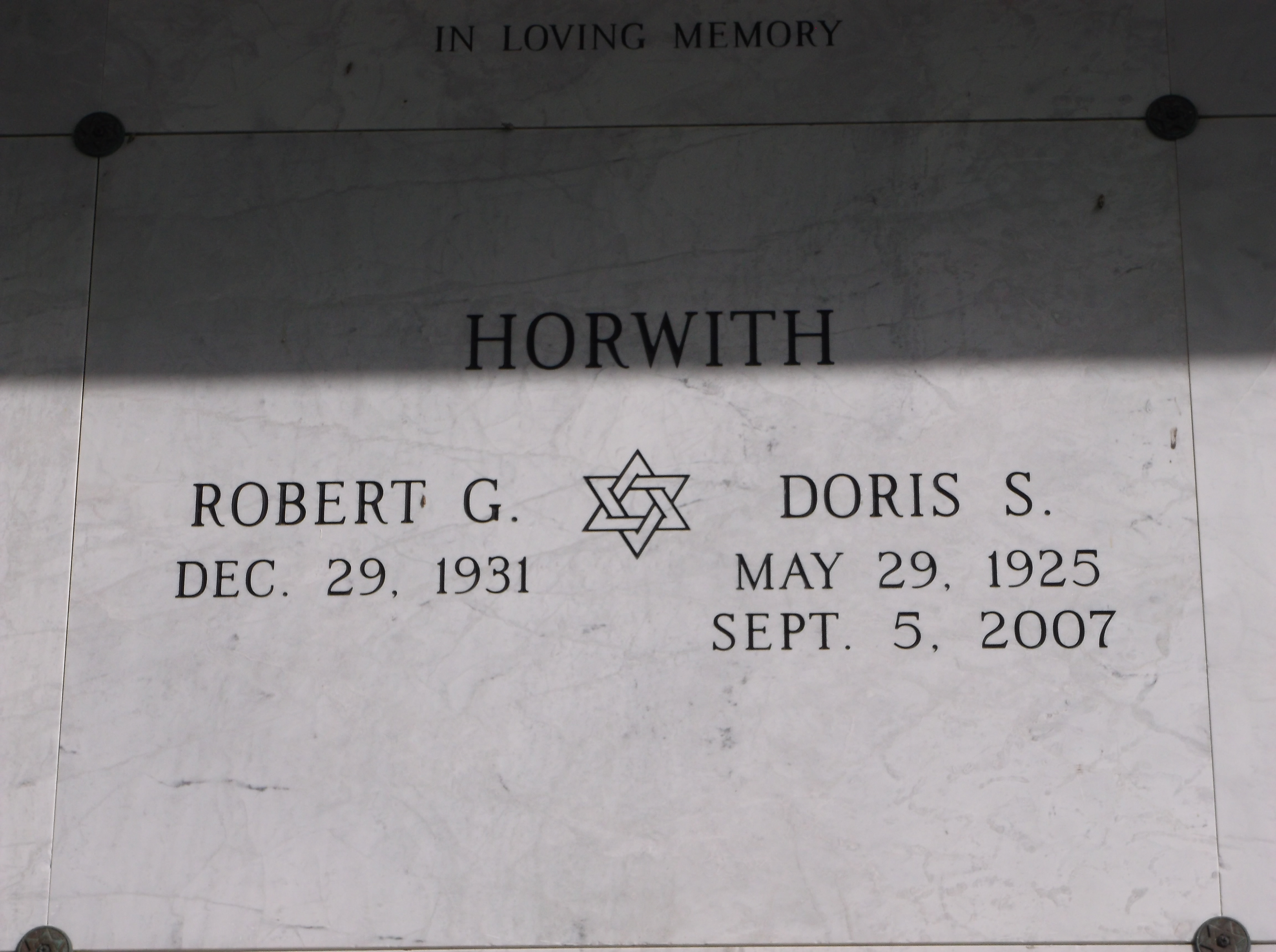 Doris S Horwith