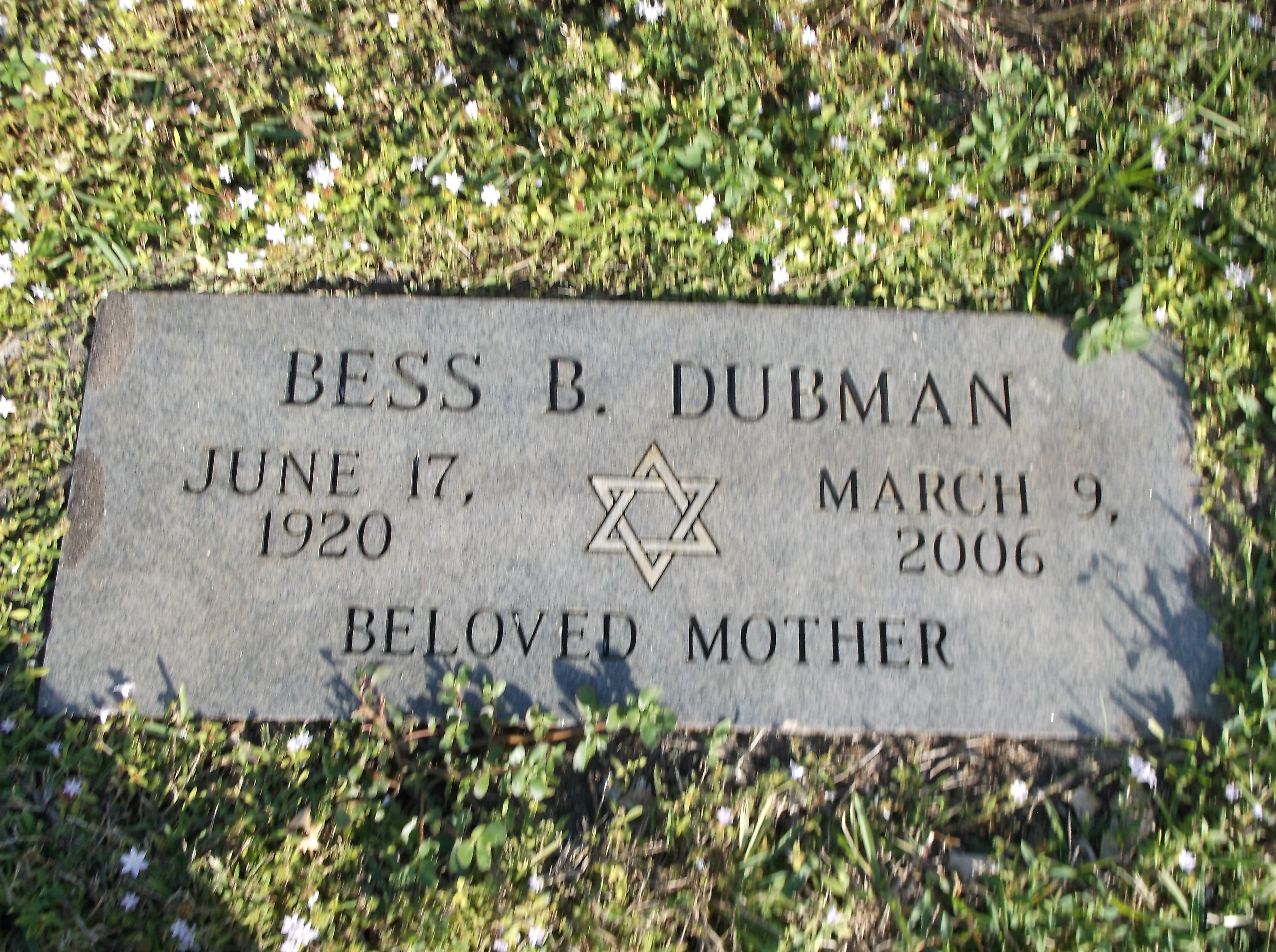 Bess B Dubman