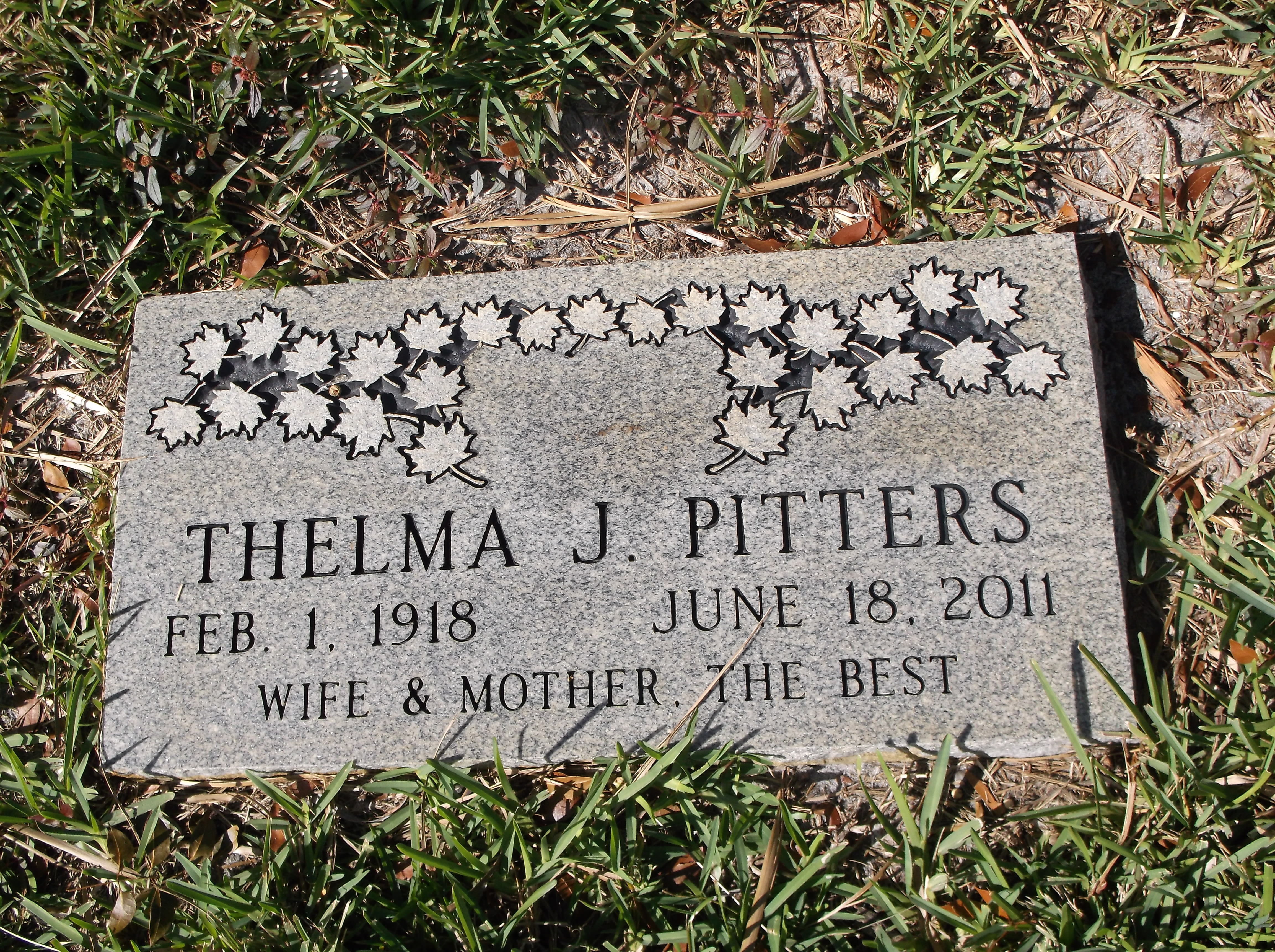 Thelma J Pitters