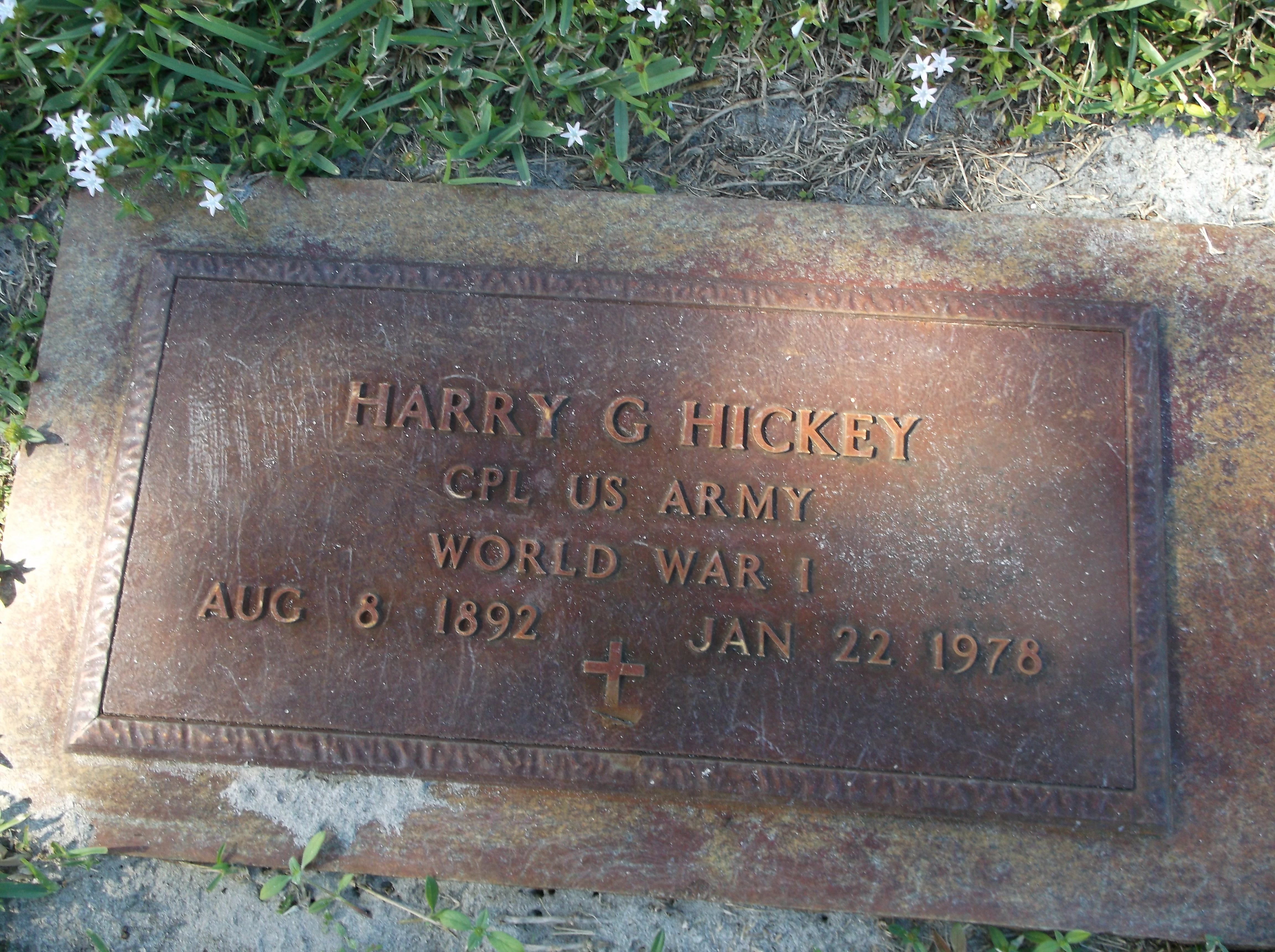 Harry G Hickey
