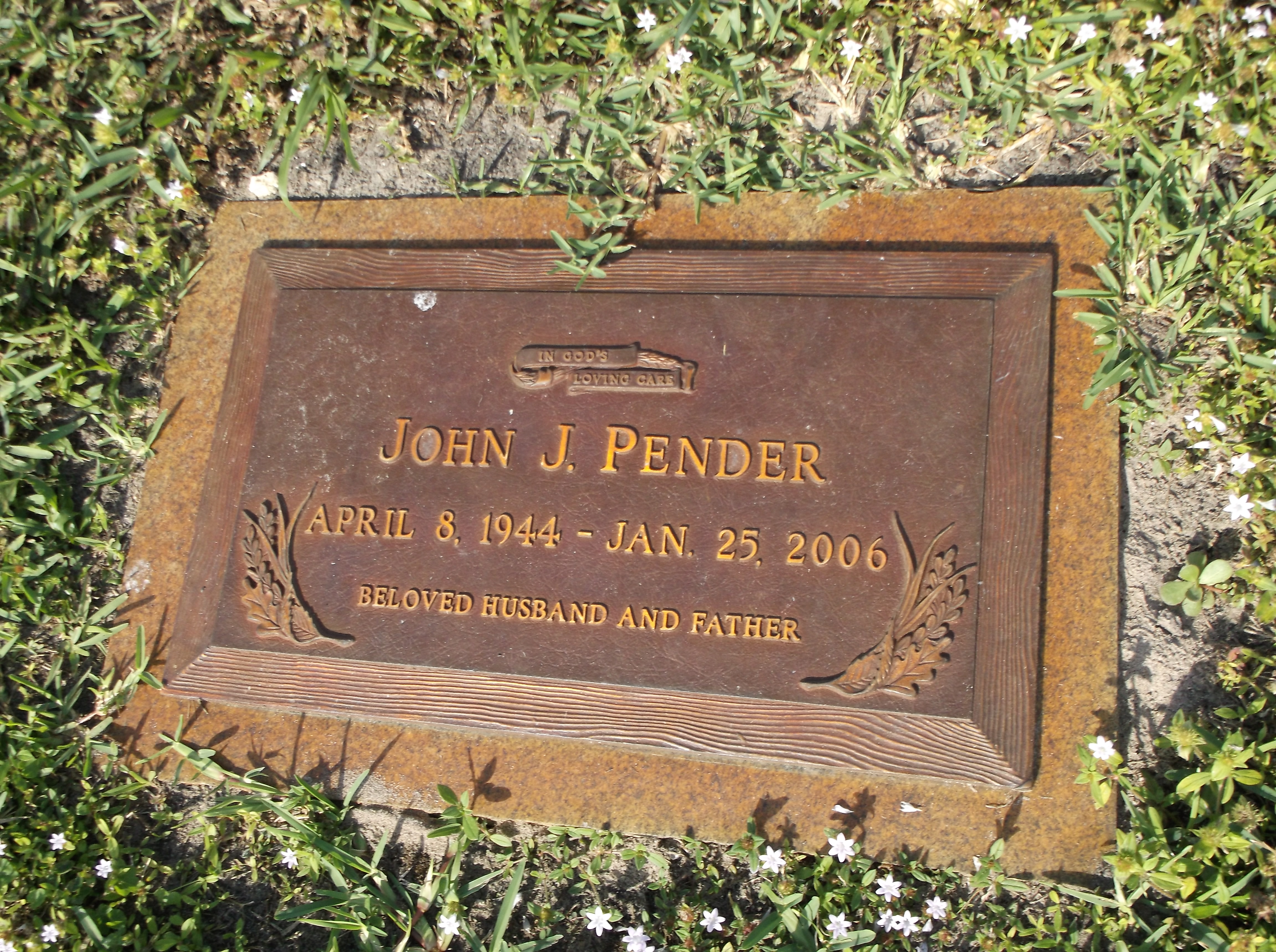 John J Pender