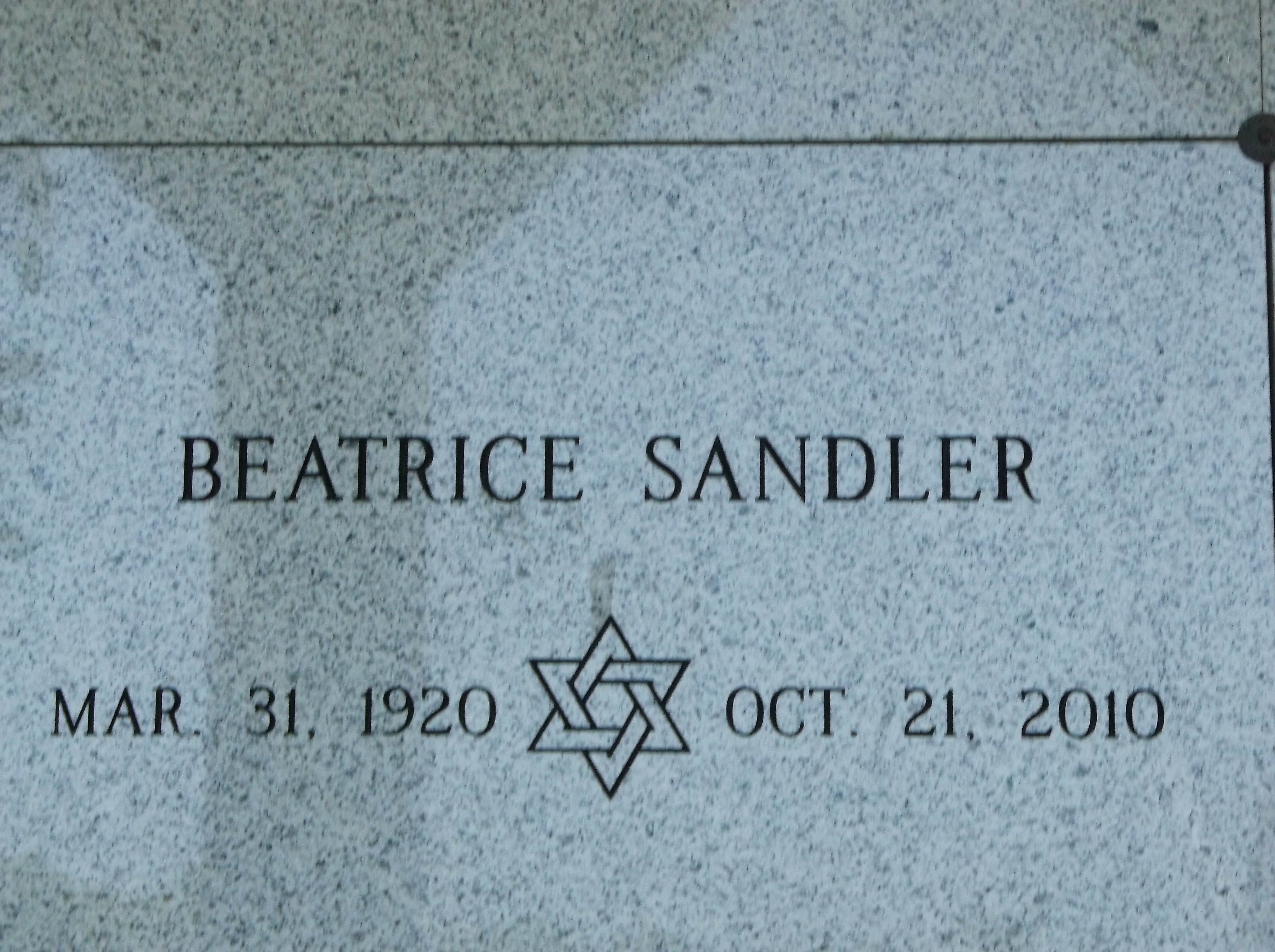 Beatrice Sandler