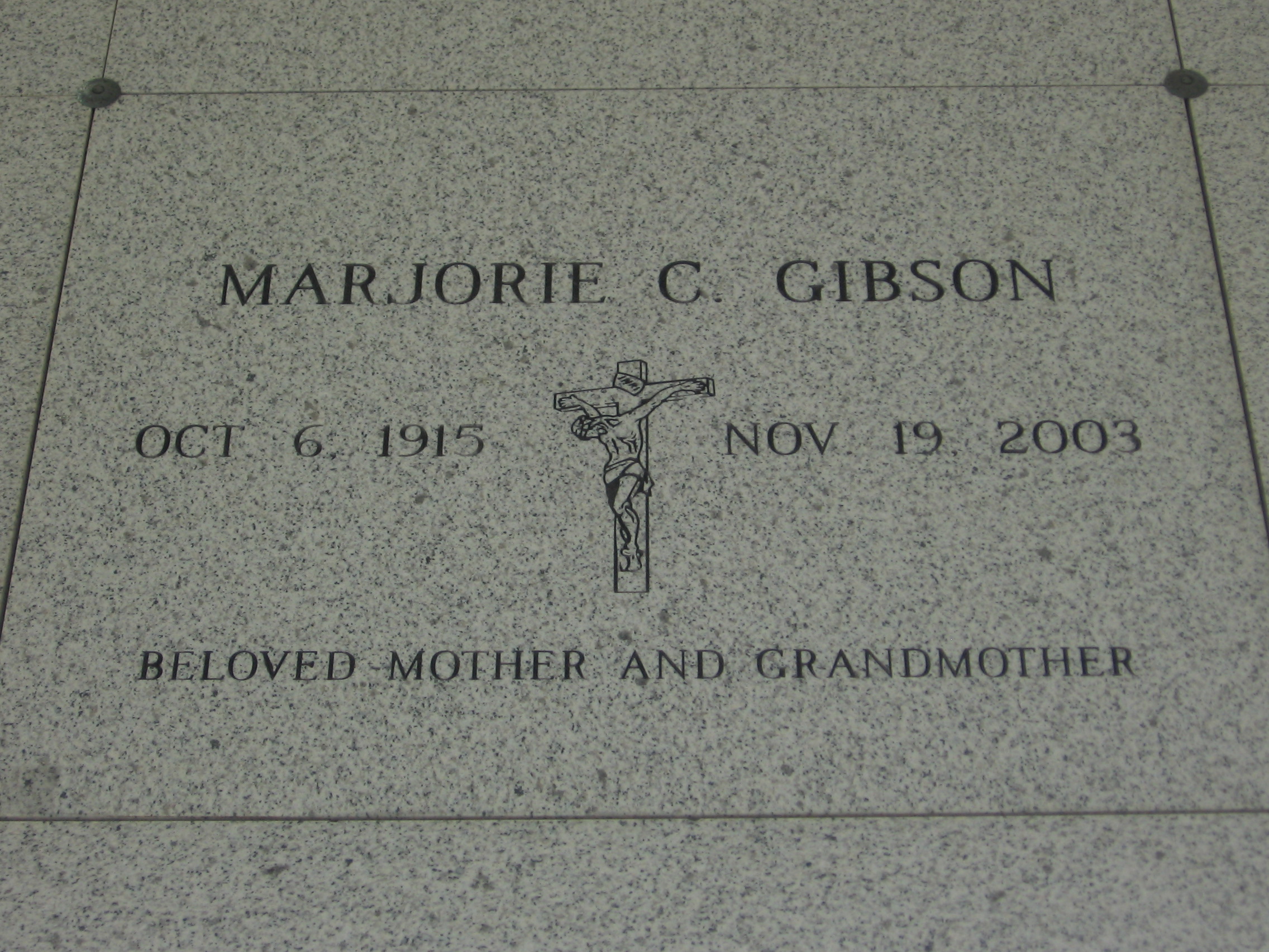 Marjorie C Gibson