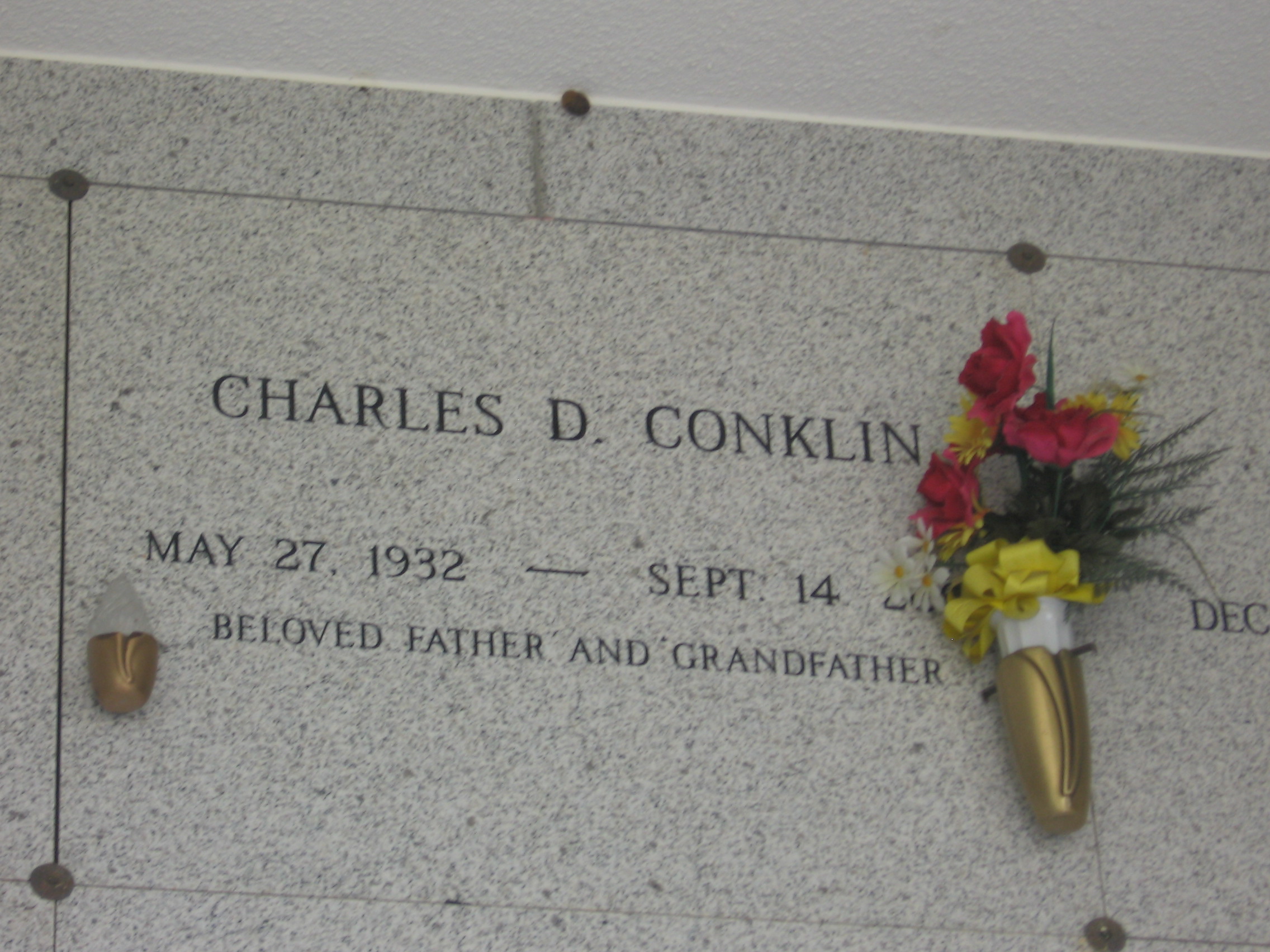 Charles D Conklin