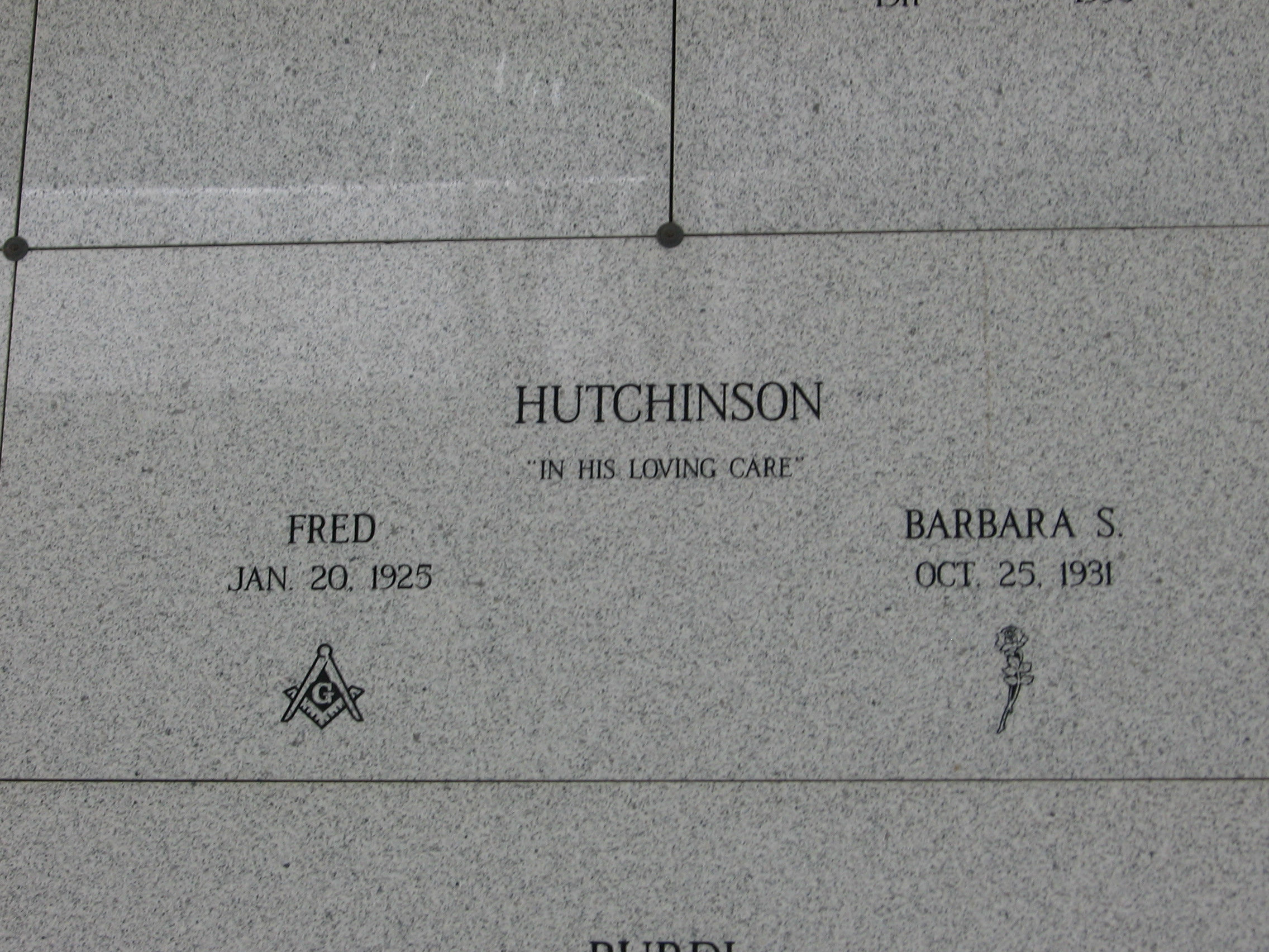 Barbara S Hutchinson