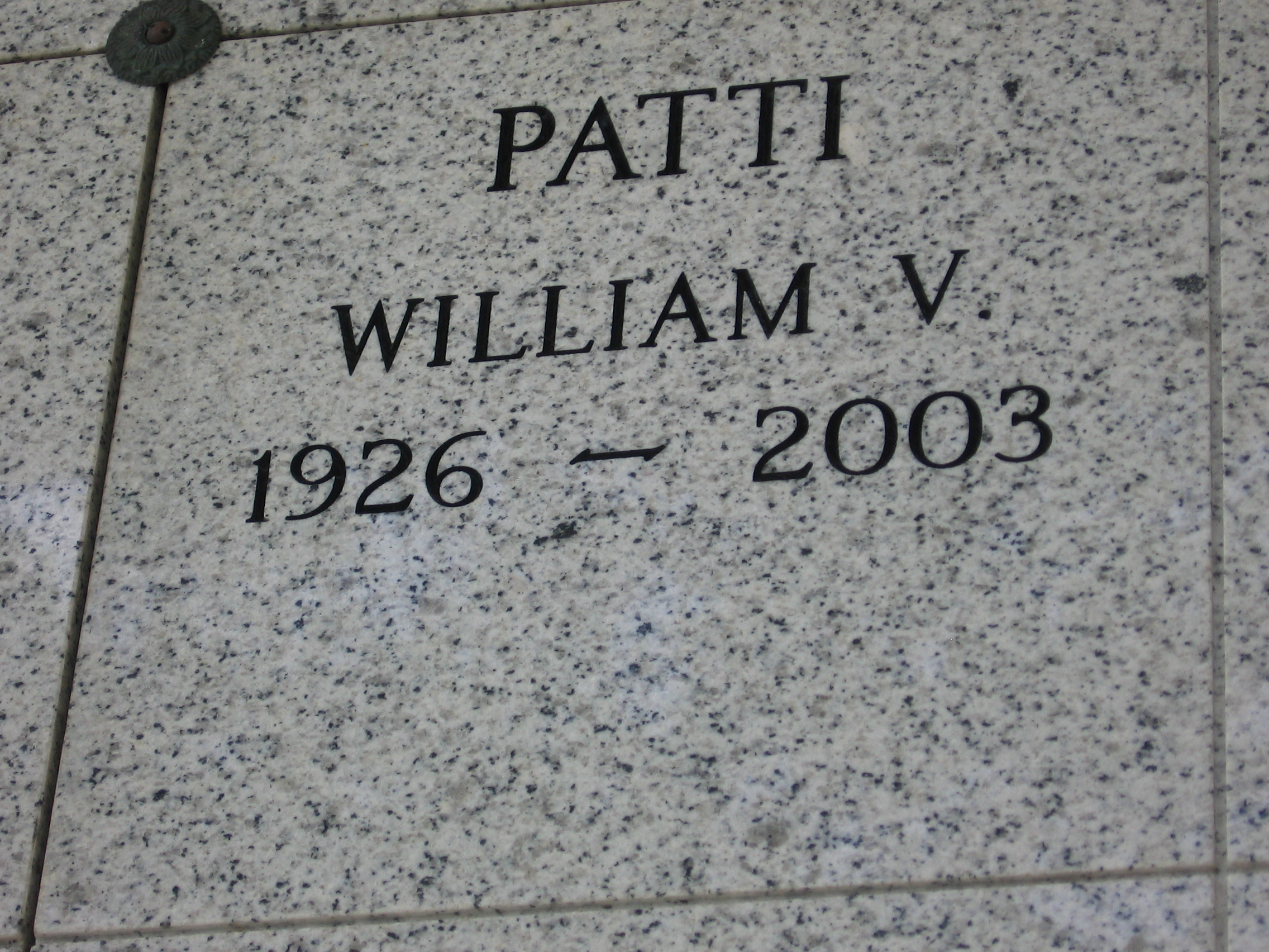 William V Patti
