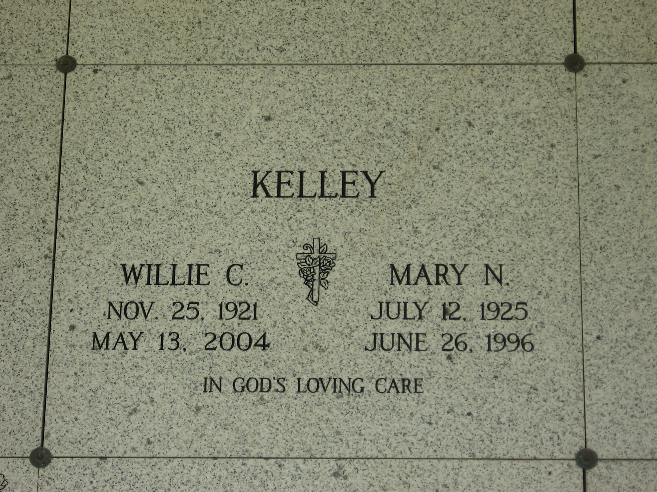 Mary N Kelley