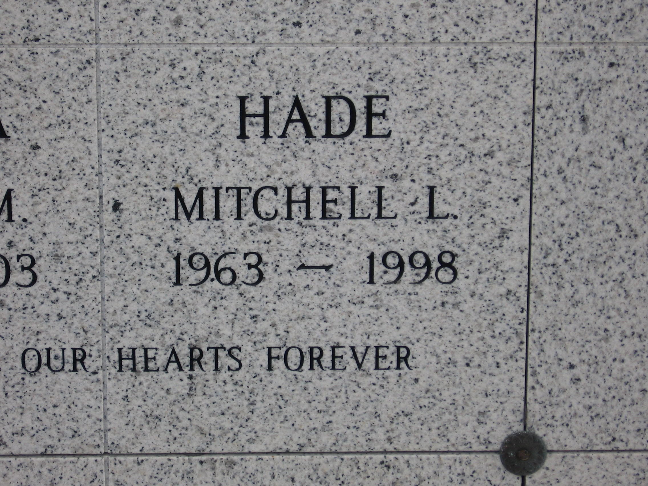 Mitchell L Hade