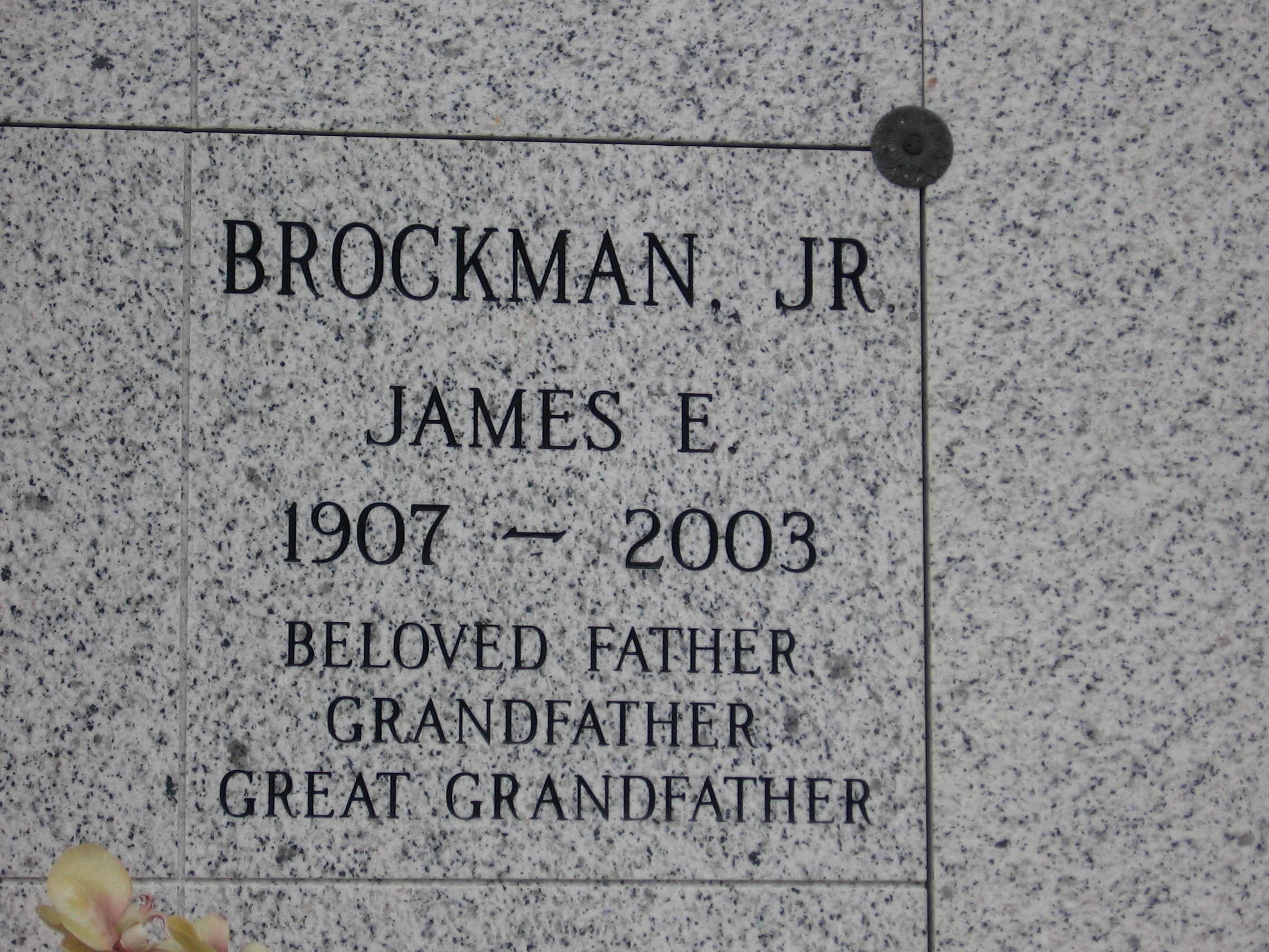 James E Brockman, Jr