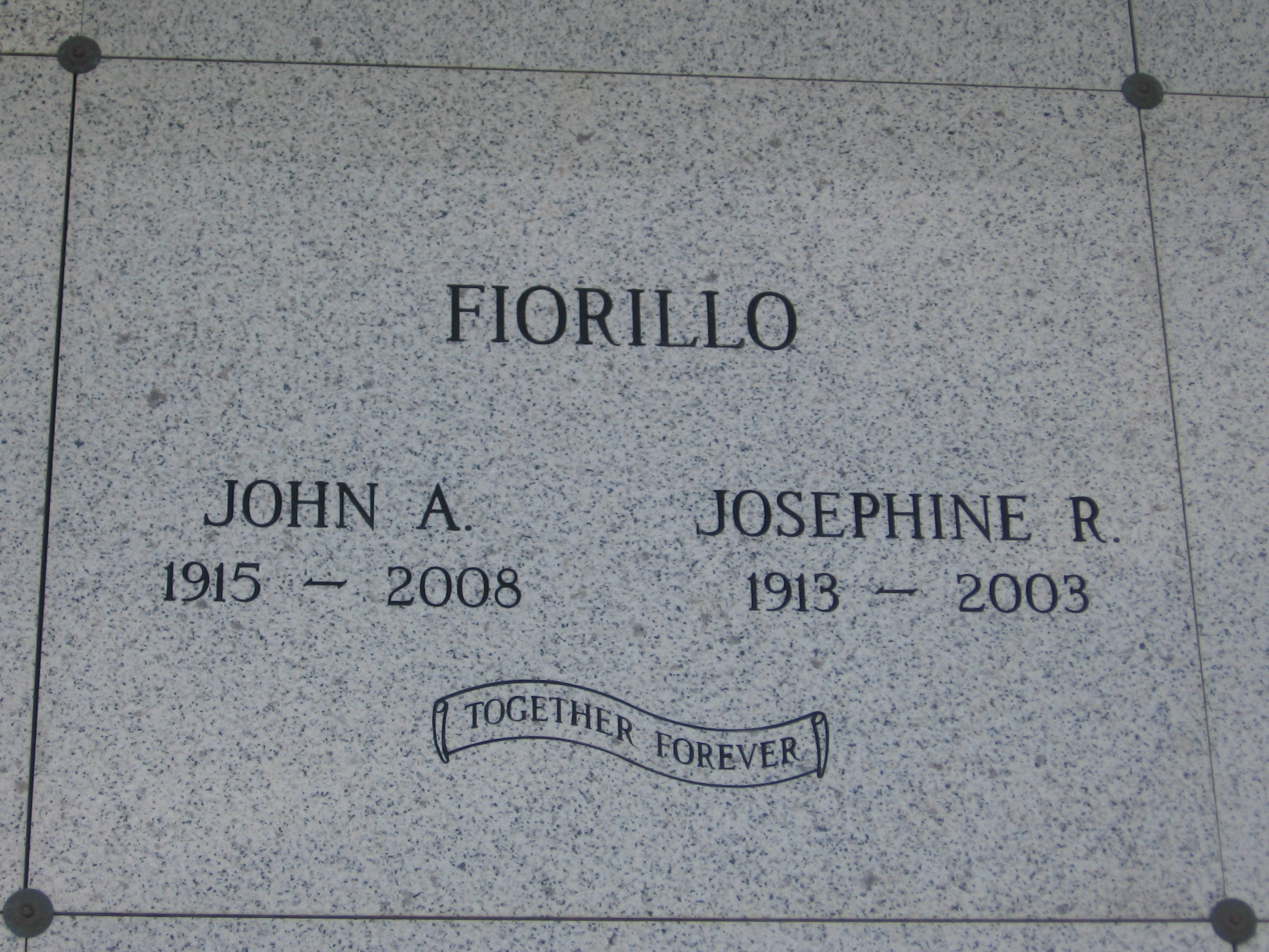 Josephine R Fiorillo