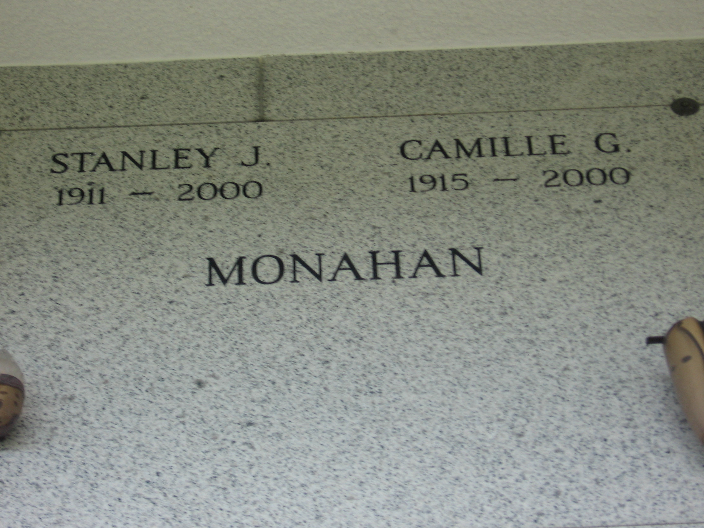 Stanley J Monahan