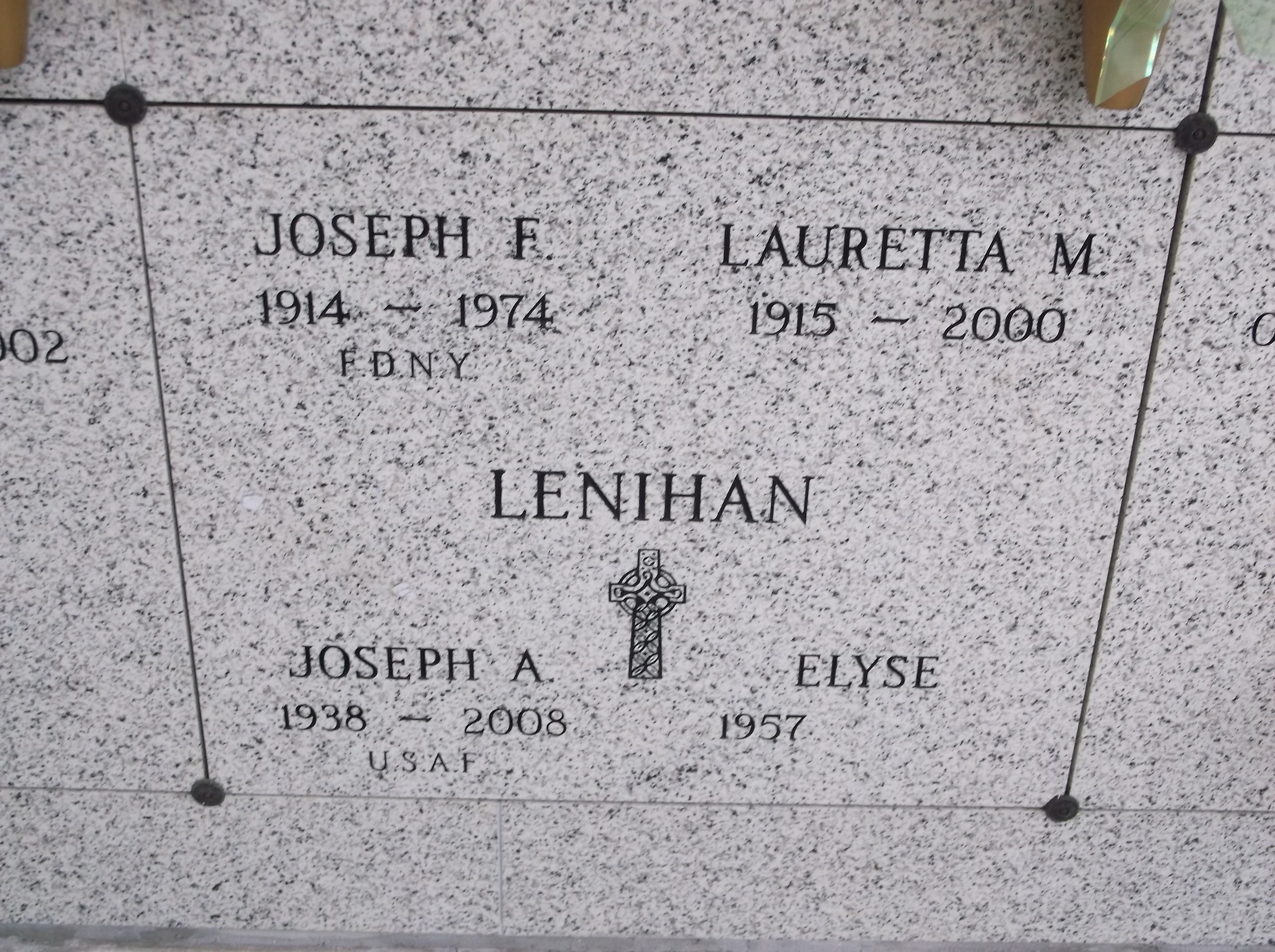 Joseph F Lenihan