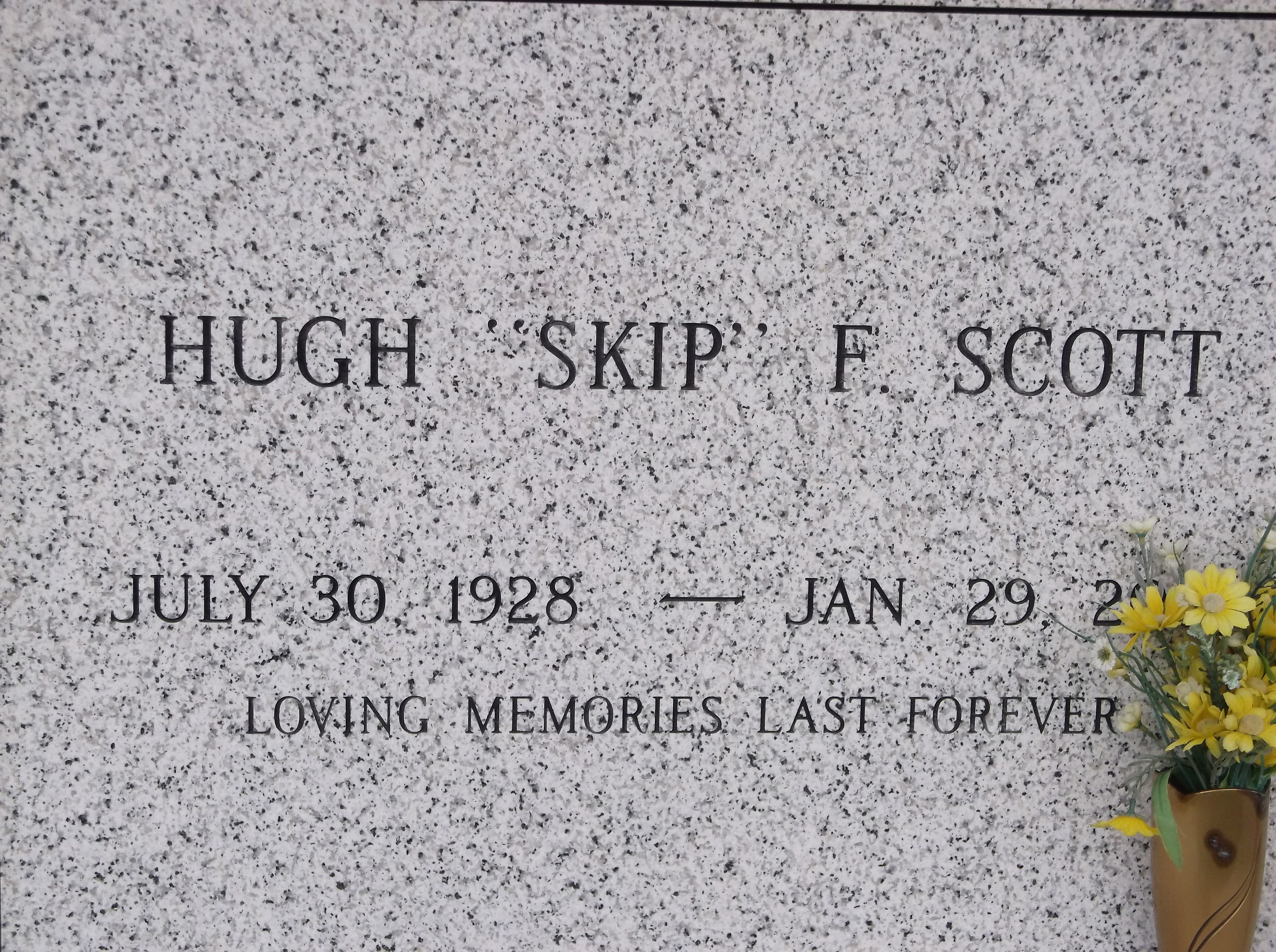 Hugh F "Skip" Scott