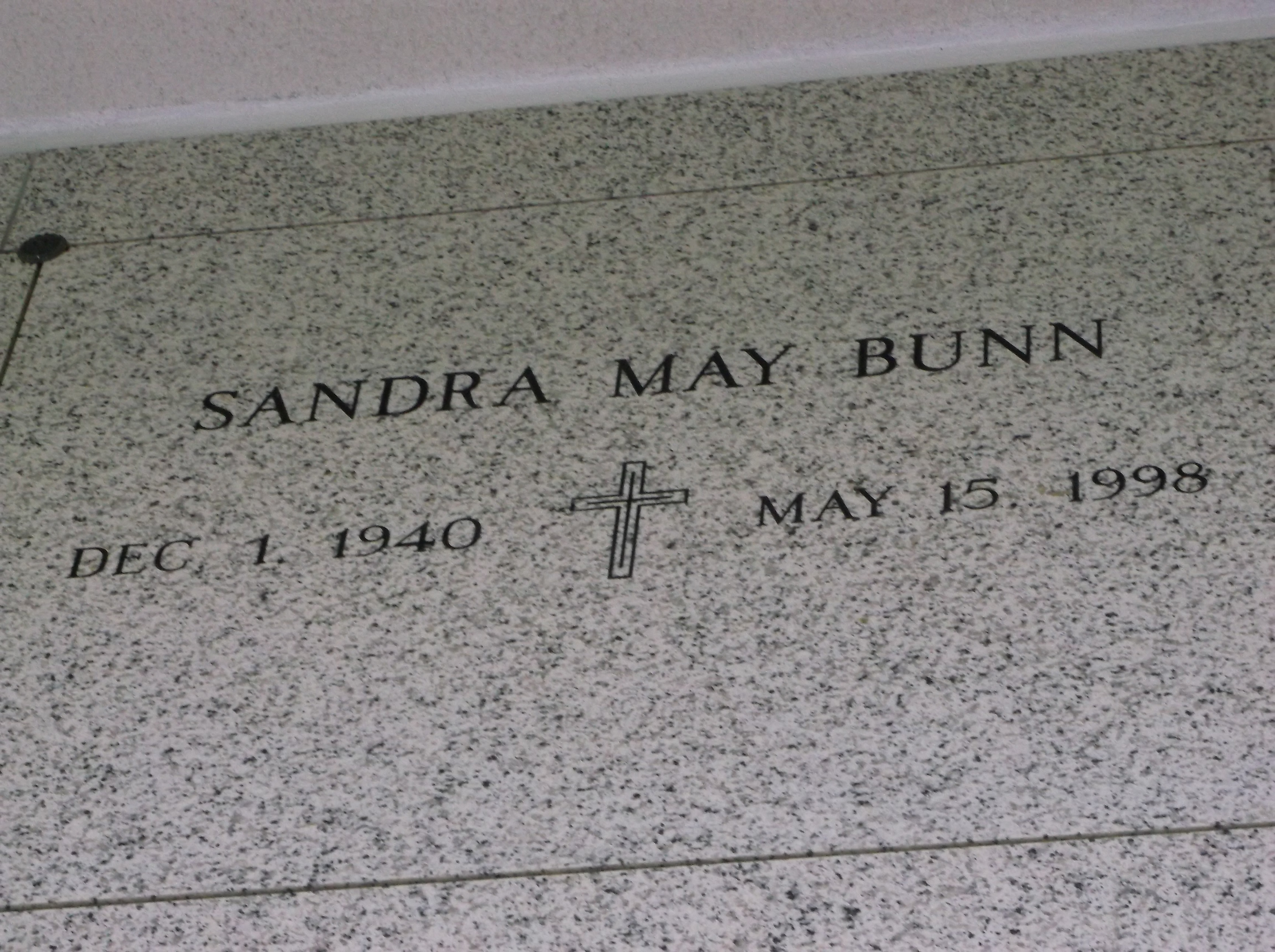 Sandra May Bunn