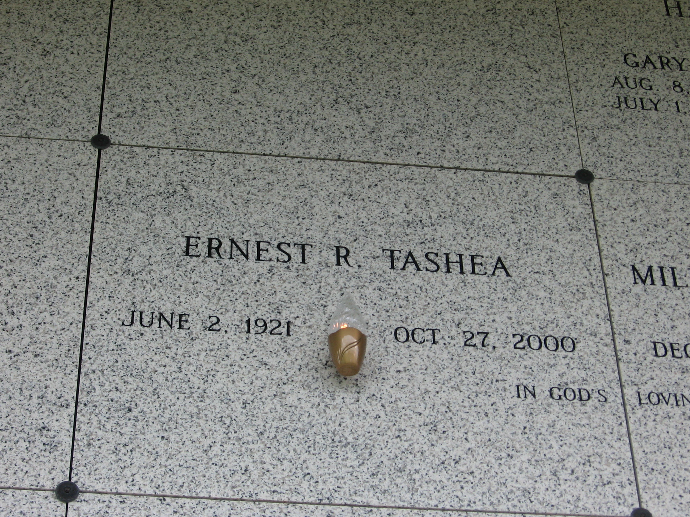 Ernest R Tashea