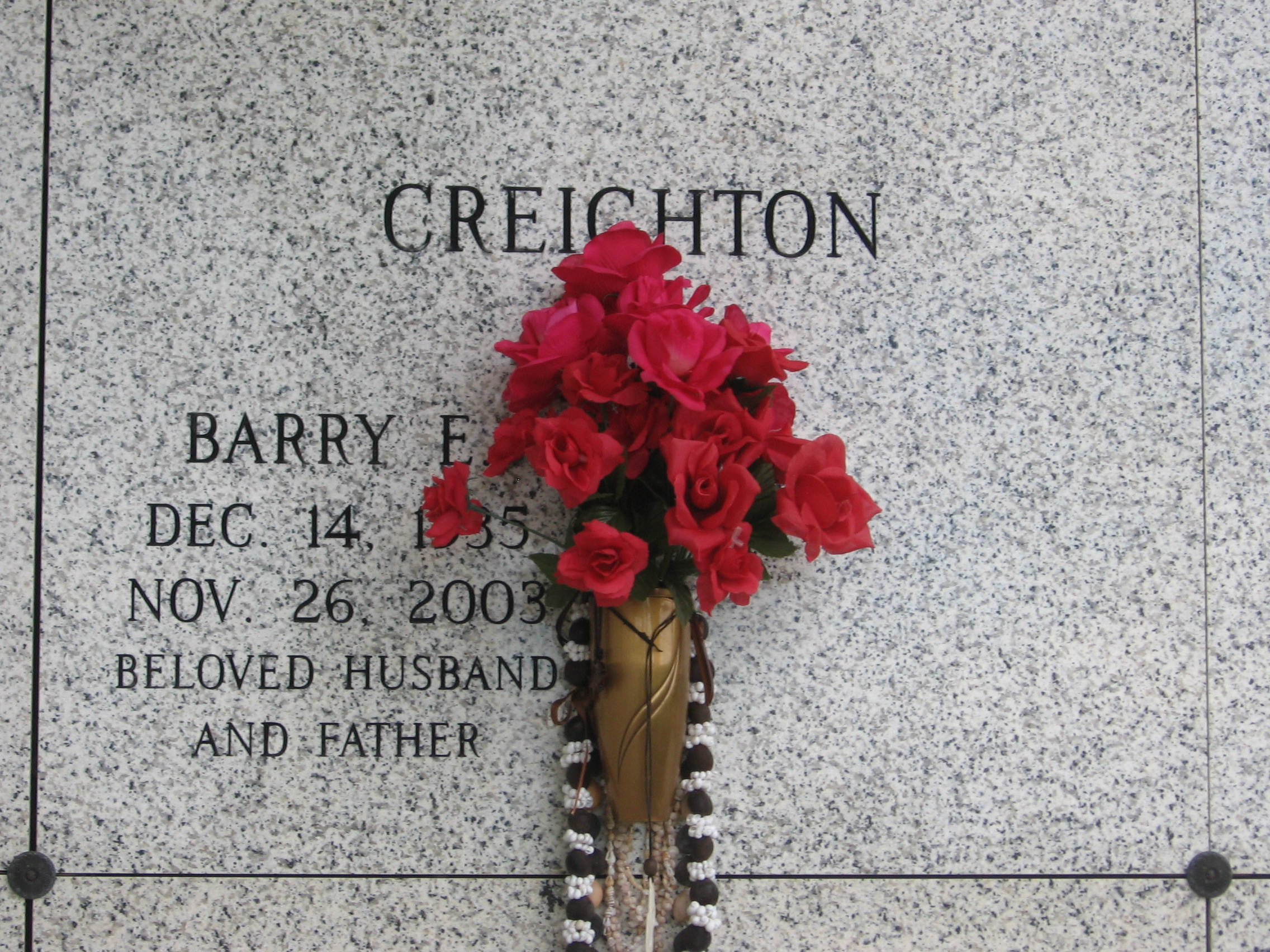 Barry E Creichton