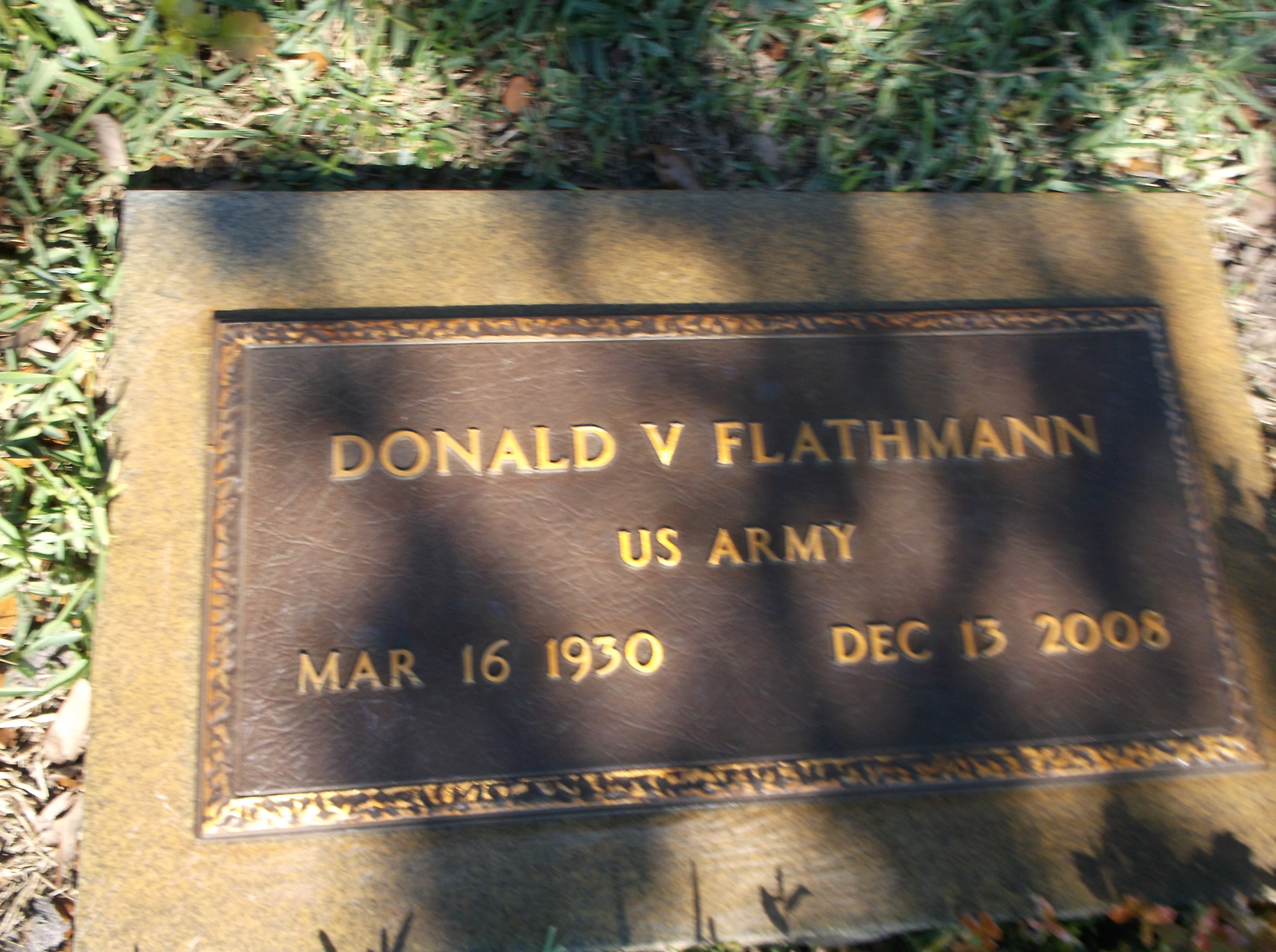 Donald V Flathmann