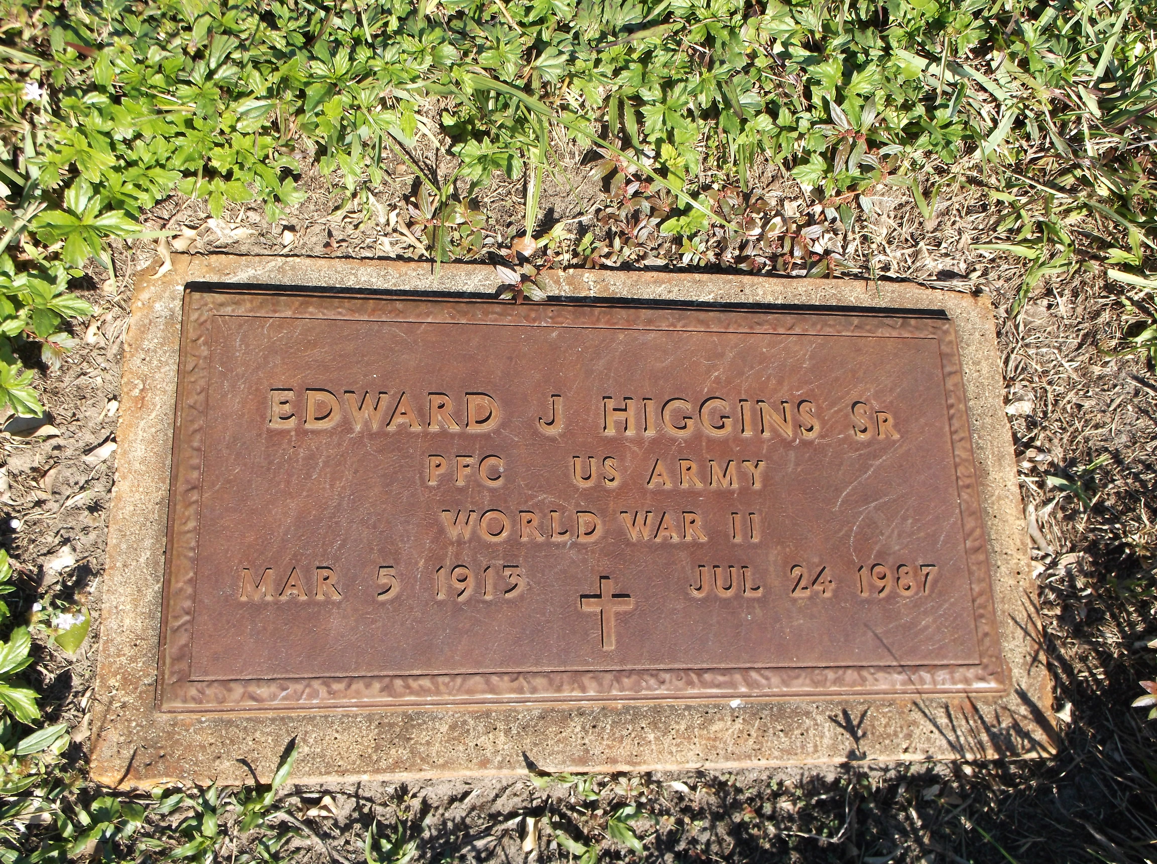 Edward J Higgins, Sr