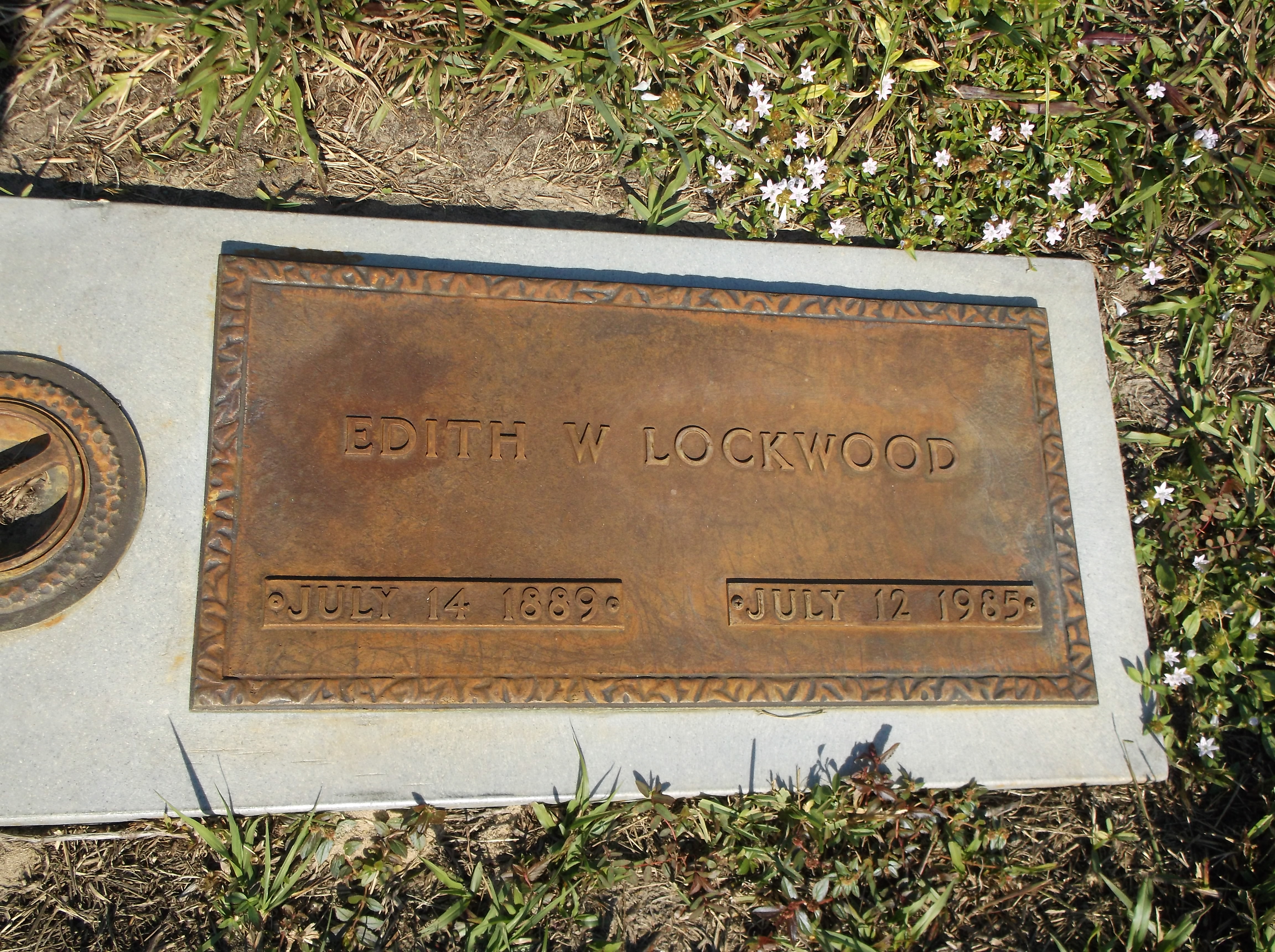 Edith W Lockwood