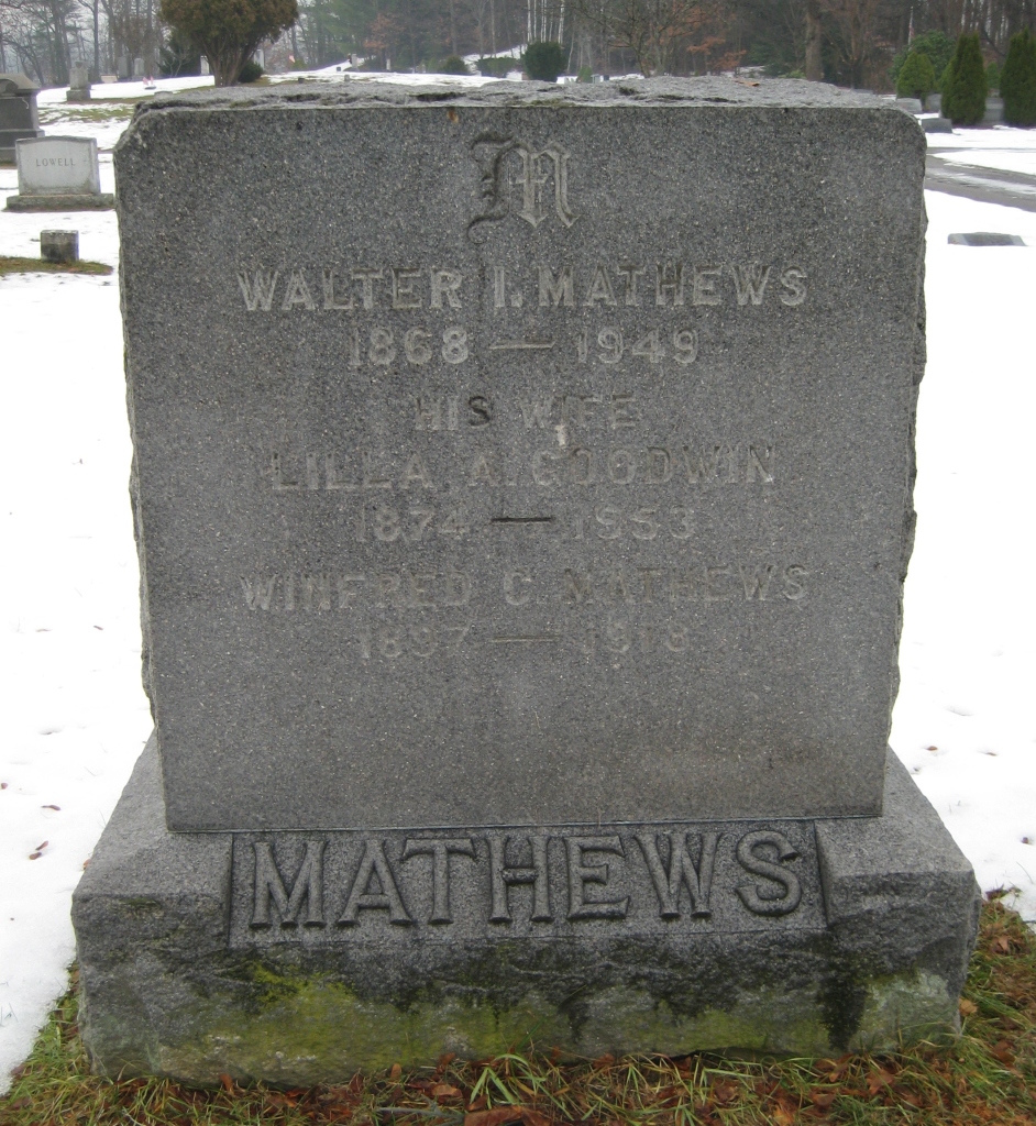 Walter I Mathews