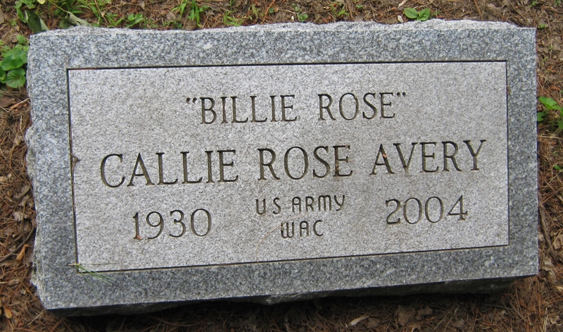 Callie Rose "Billie Rose" Avery