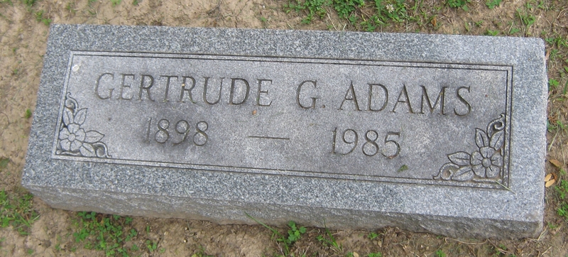 Gertrude G Adams