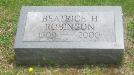 Beatrice H Robinson