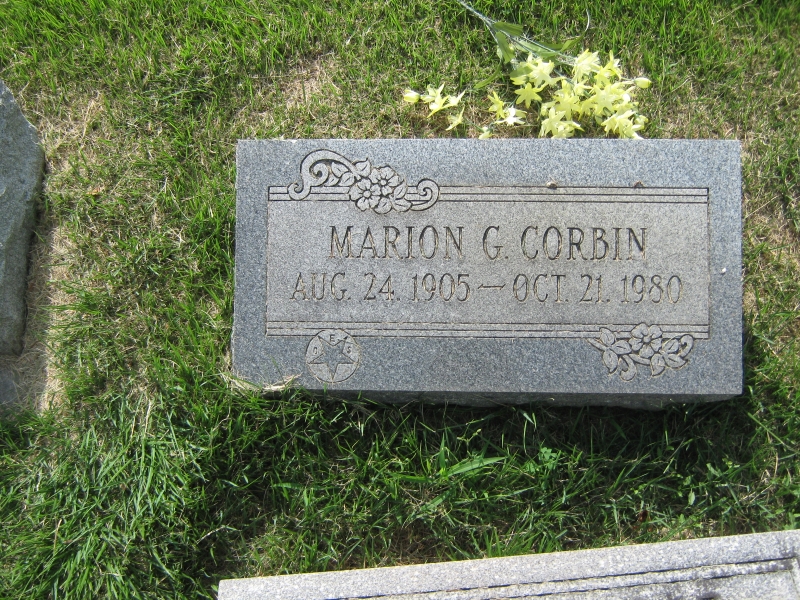 Marion G Corbin
