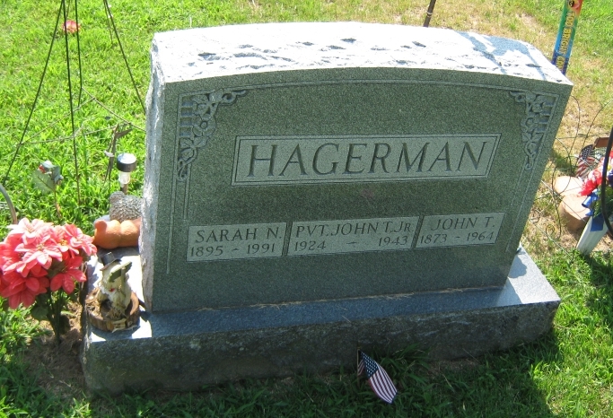 Pvt John T Hagerman, Jr