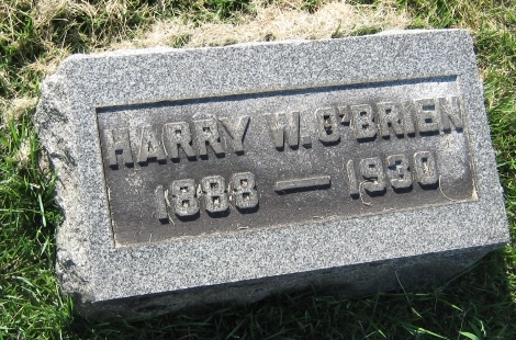 Harry W O'Brien
