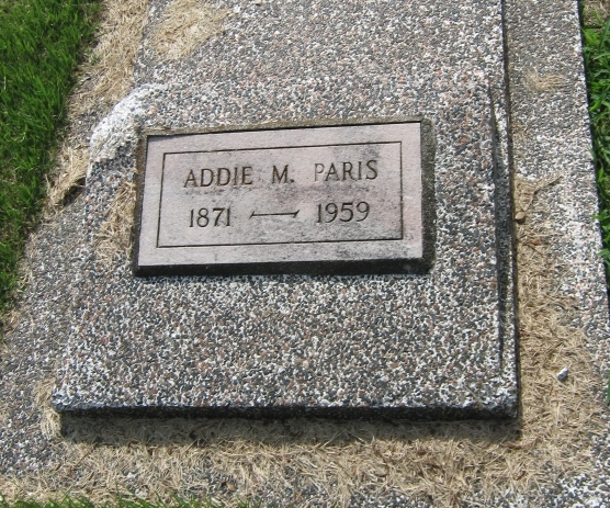 Addie M Paris
