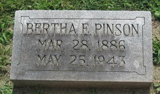 Bertha E Pinson