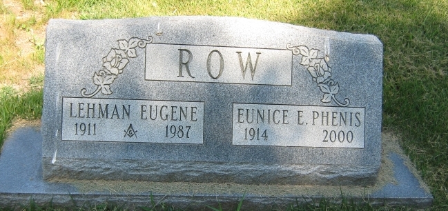 Eunice E Phenis Row