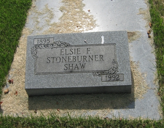 Elsie F Stoneburner Shaw