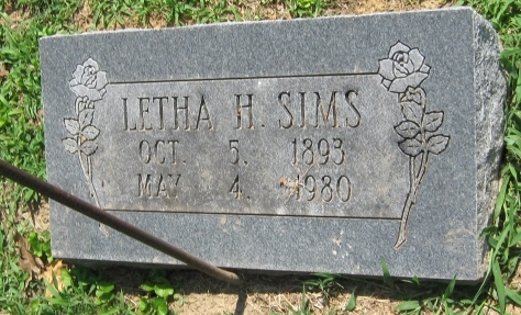 Letha H Sims
