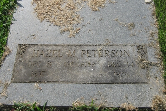 Hazel M Peterson