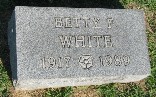 Betty F White