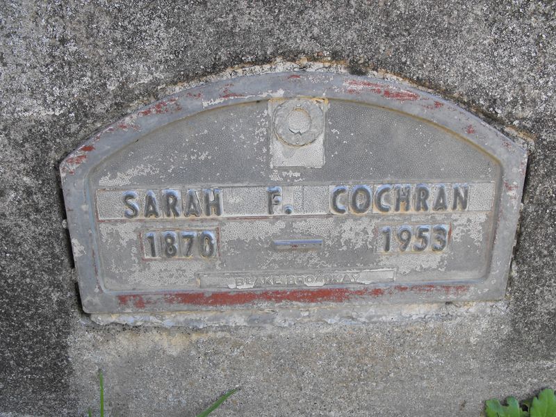 Sarah F Cochran